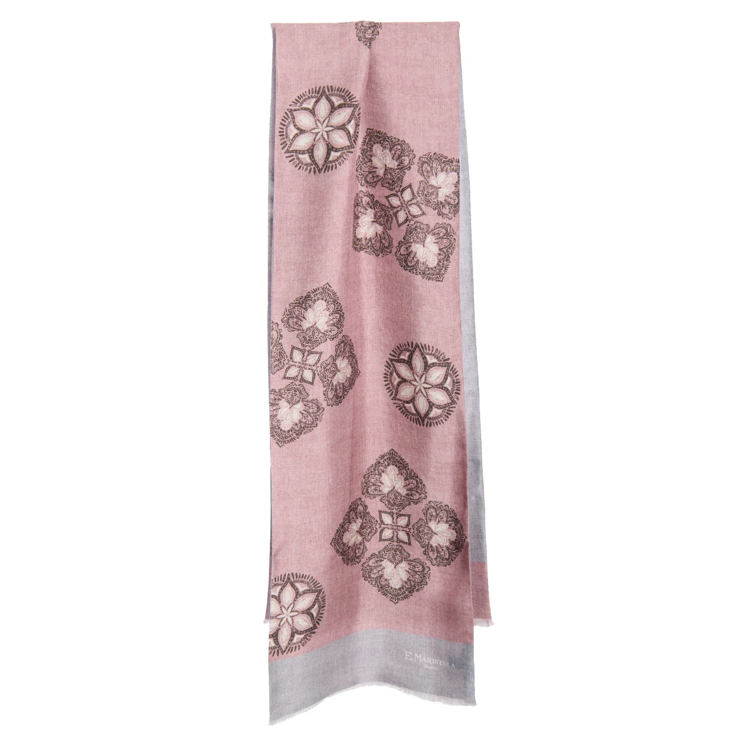 PINK DOUBLE SILK SCARF