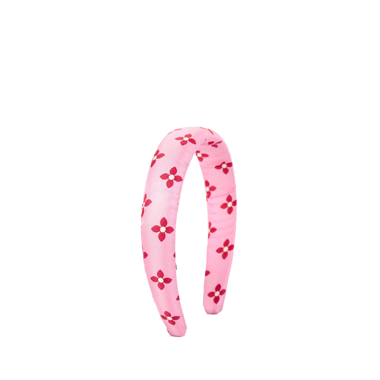 PINK SILK HEADBAND - Image 2
