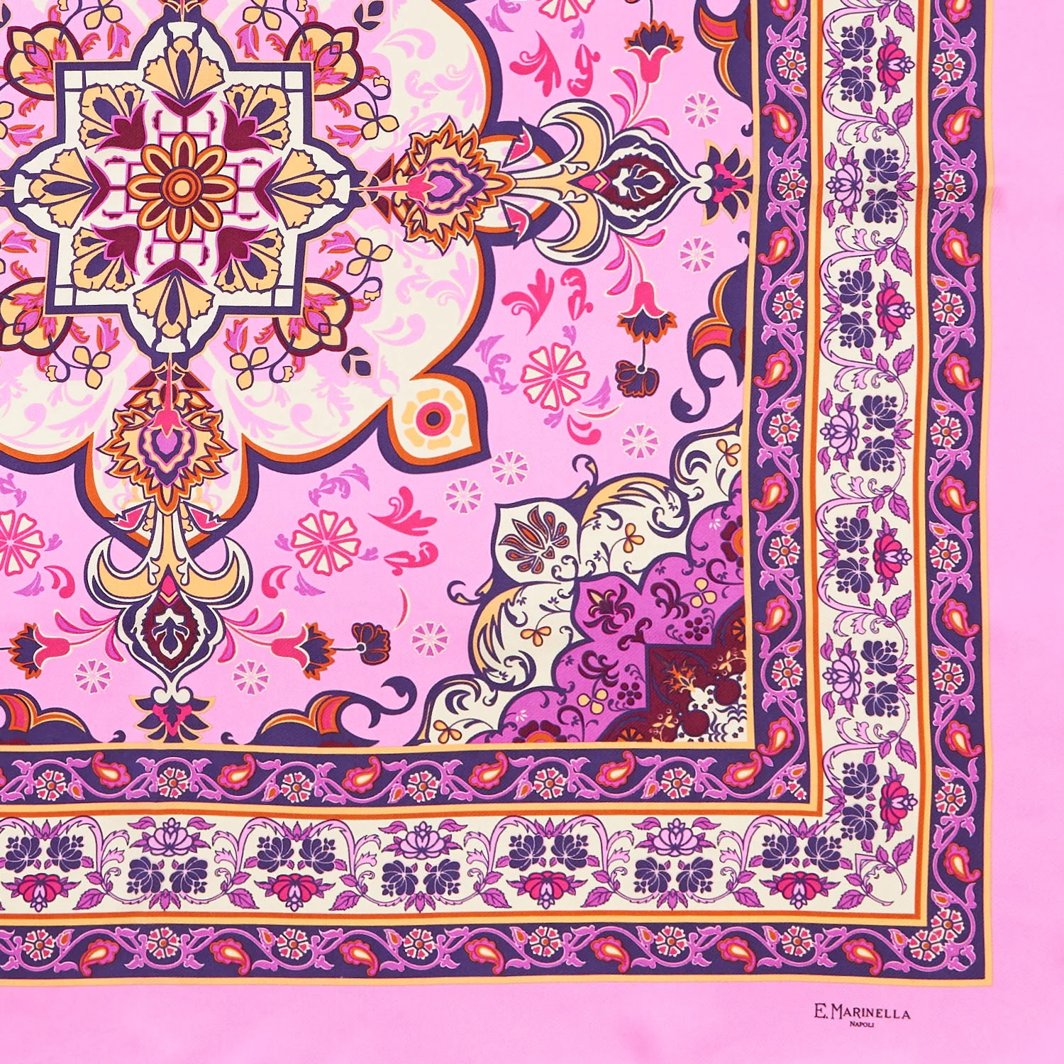 PINK SILK SCARF 90 - Image 3