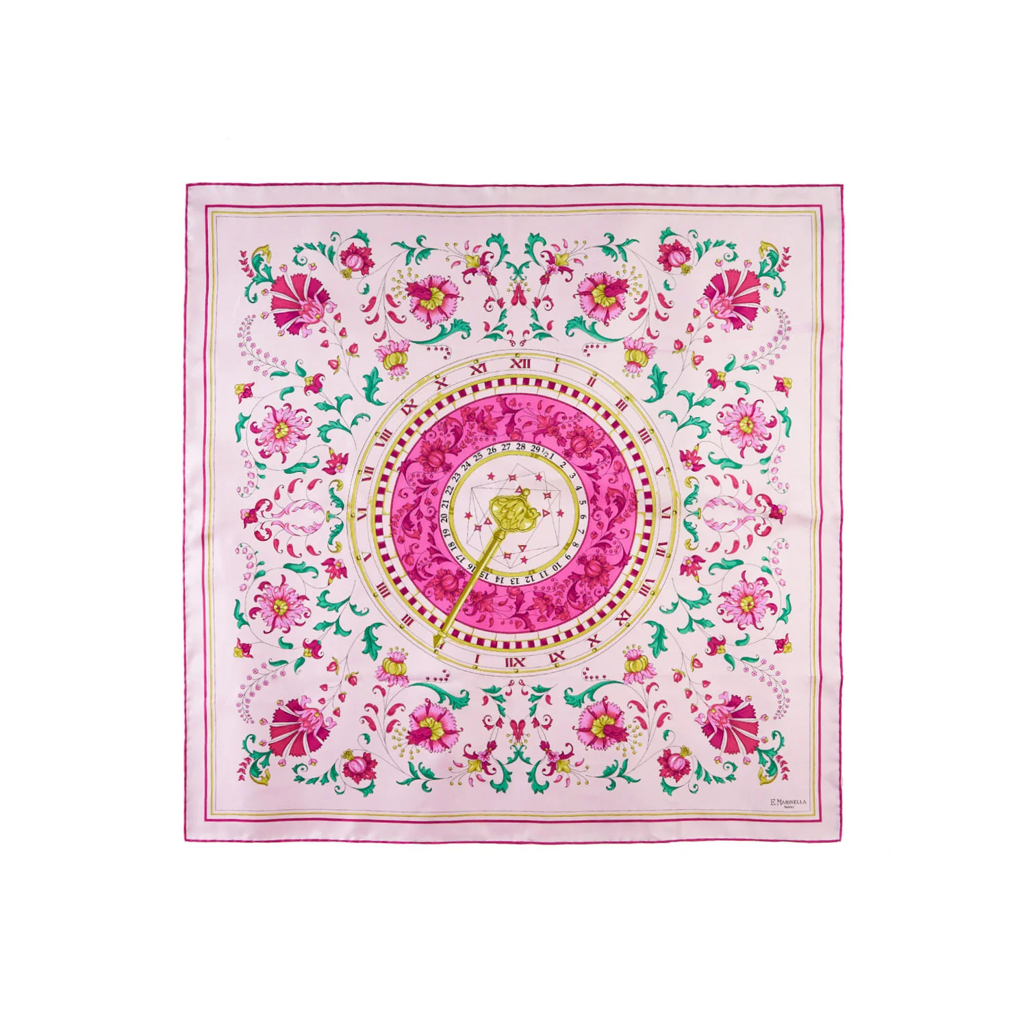 PINK SILK SCARF 90