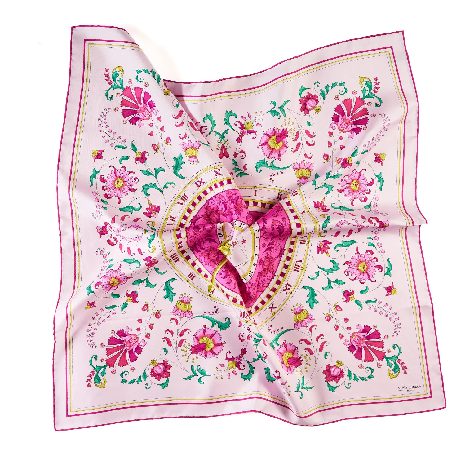 PINK SILK SCARF 90 - Image 2