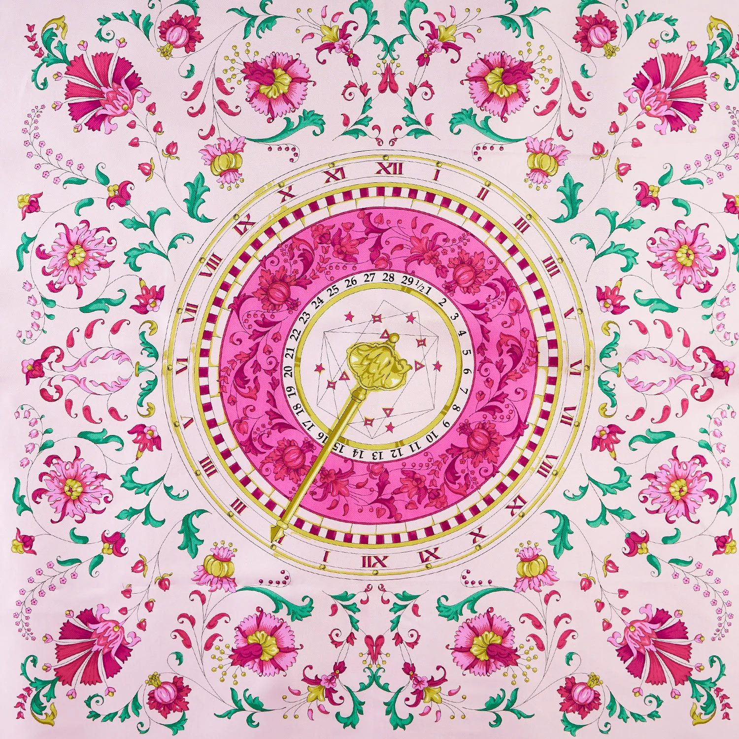 PINK SILK SCARF 90 - Image 4