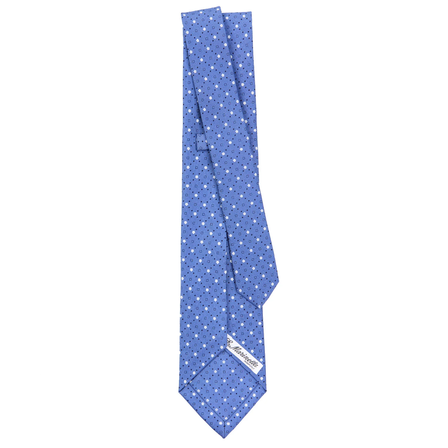POWDER BLUE 5 FOLD SARTORIAL SILK TIE - Image 3