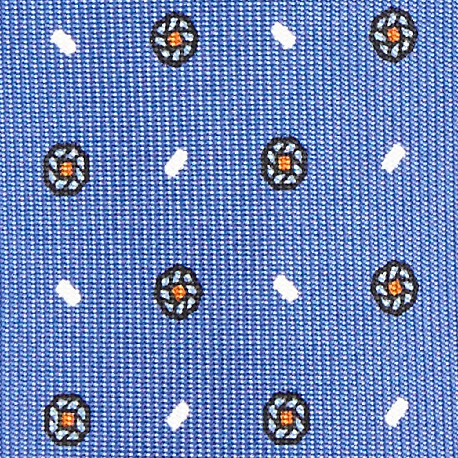POWDER BLUE 7 FOLD SARTORIAL SILK TIE - Image 4