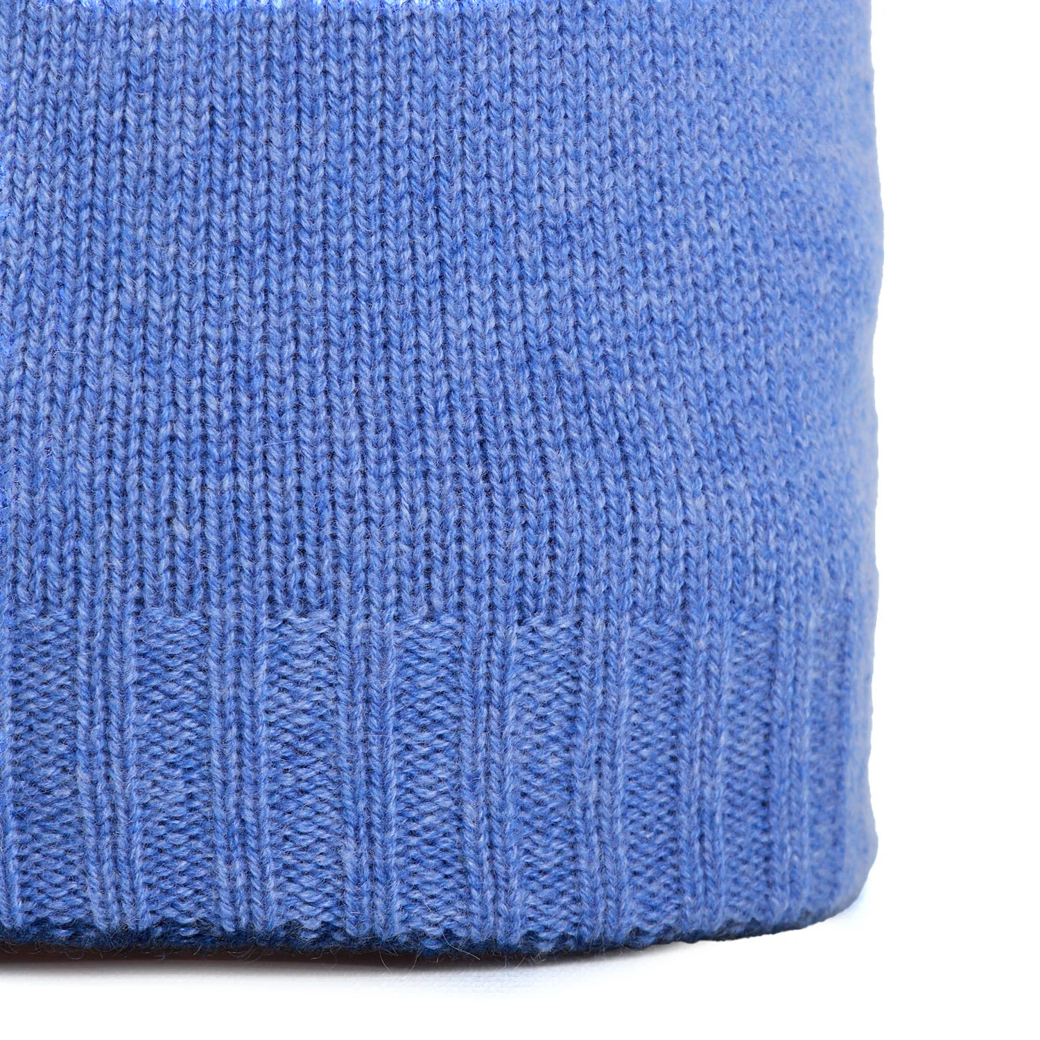 POWDER BLUE AND BLUE BICOLOR BEANIE - Image 2