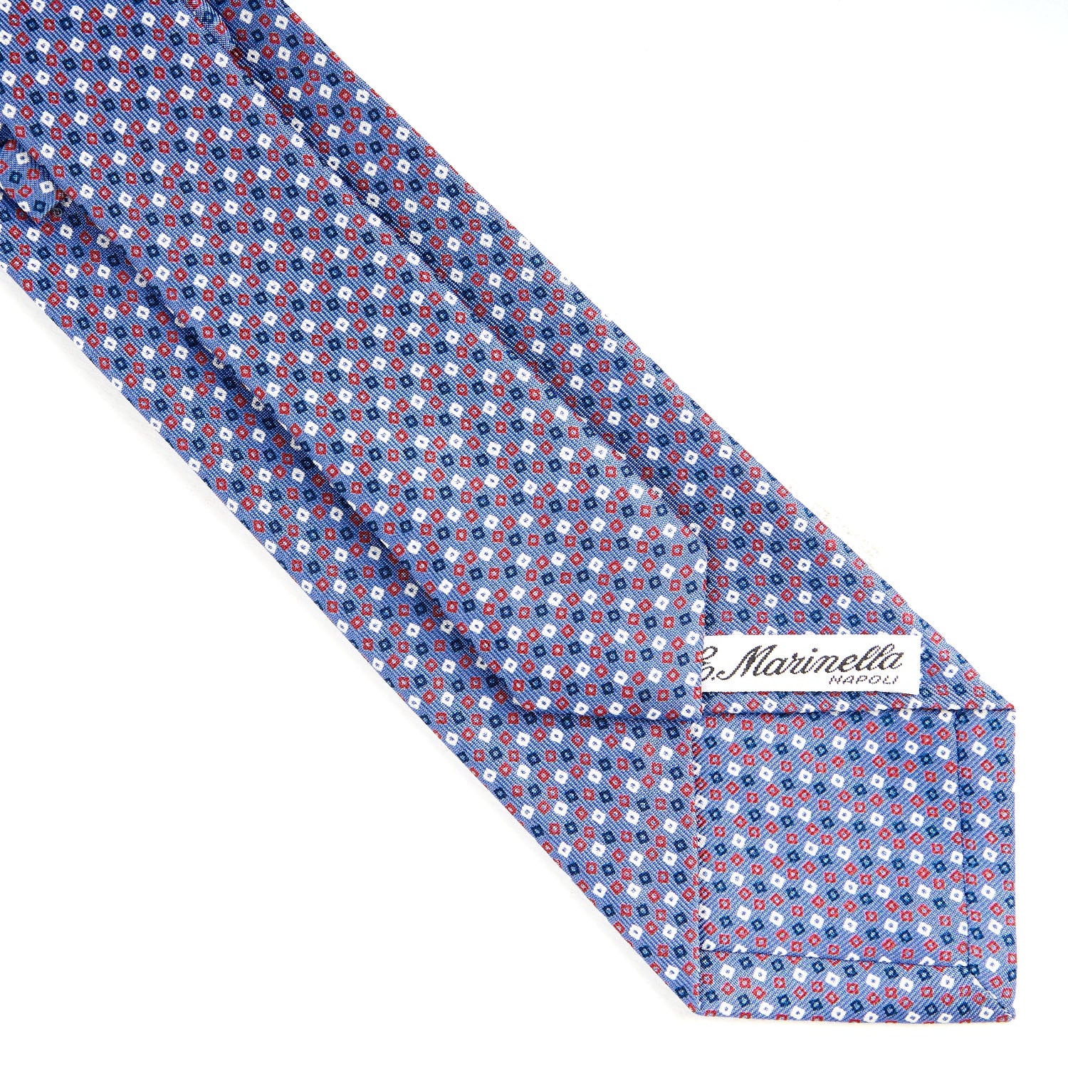 POWDER BLUE CLASSIC SILK TIE - Image 4
