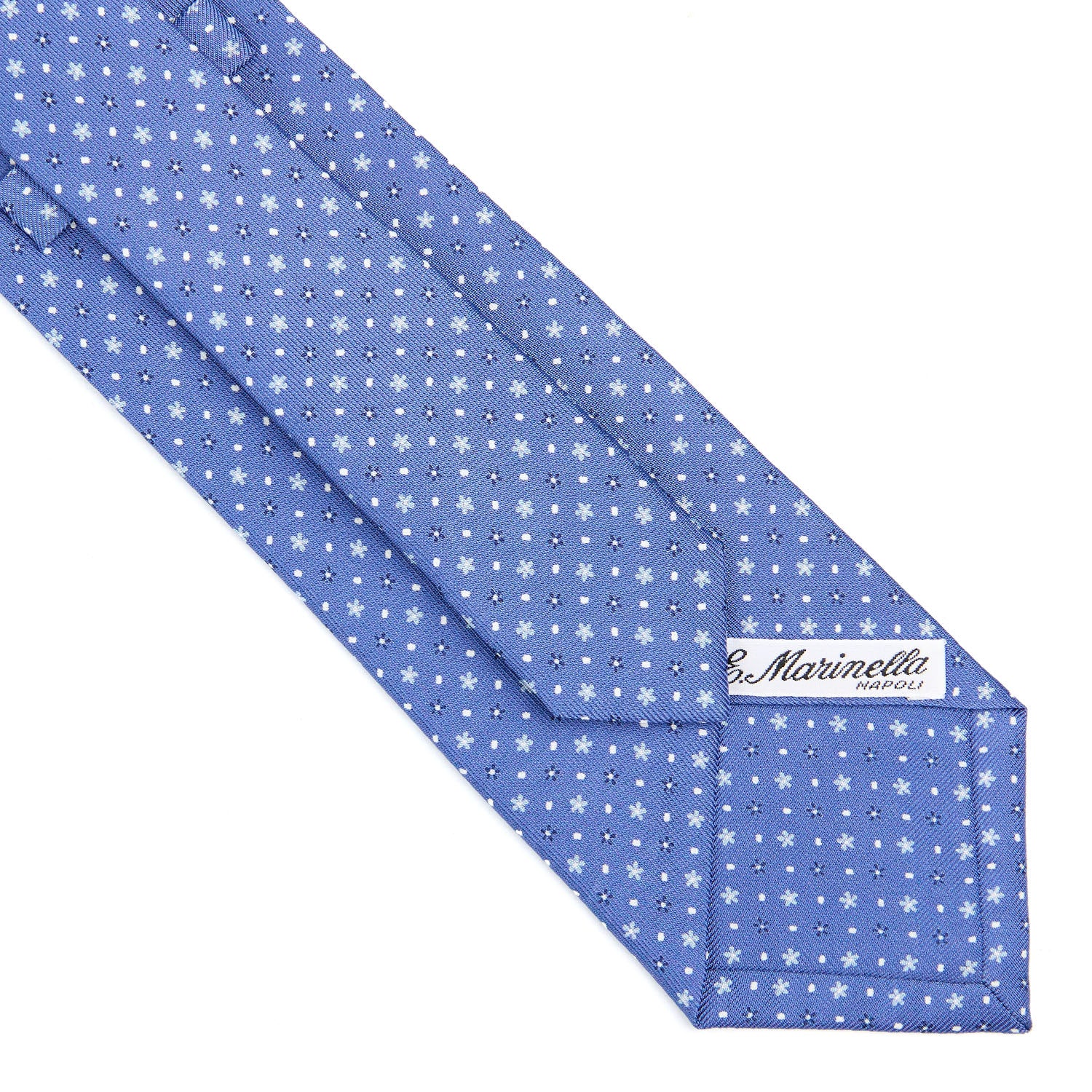 POWDER BLUE CLASSIC SILK TIE - Image 4