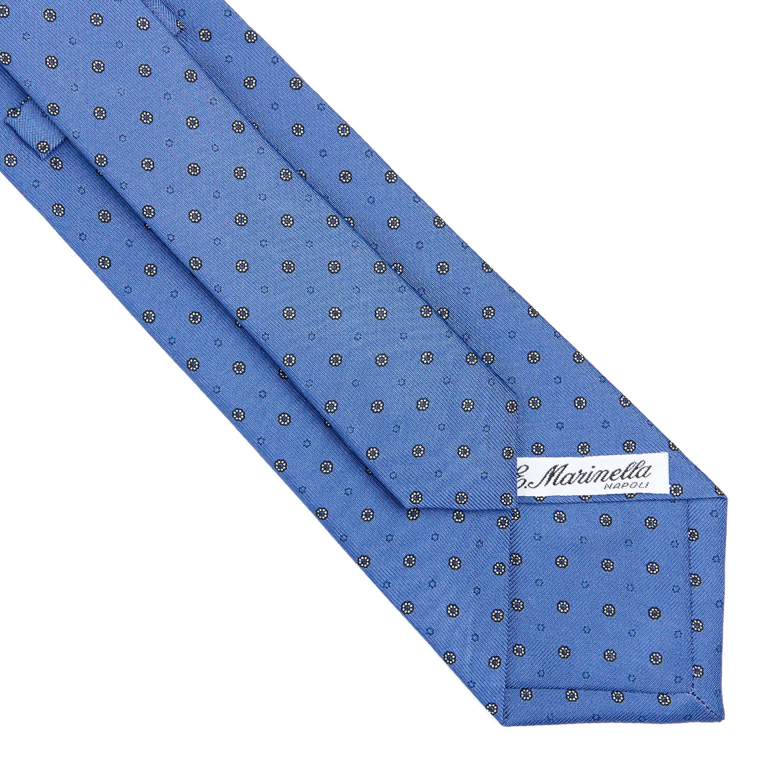 POWDER BLUE CLASSIC SILK TIE - Image 4