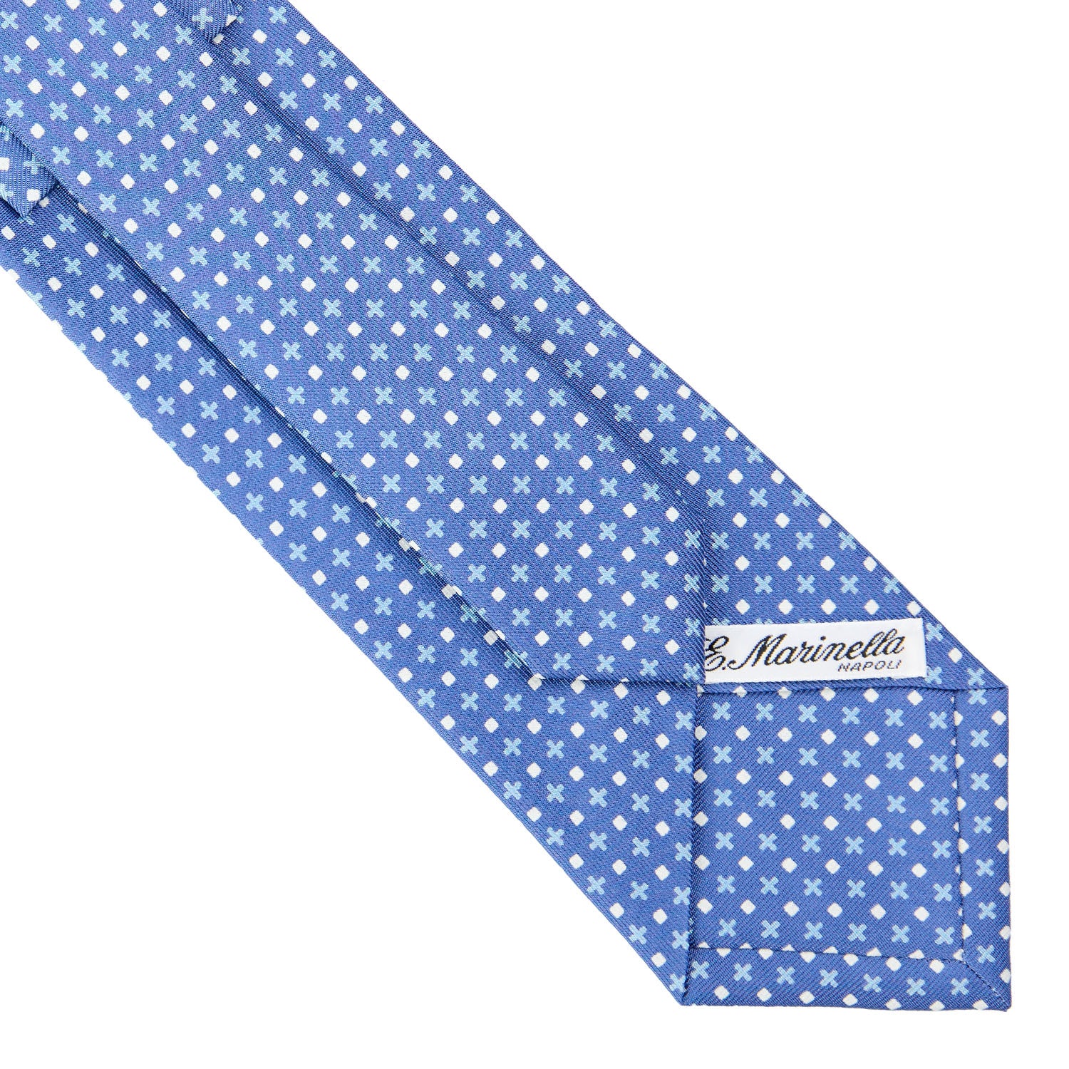 POWDER BLUE CLASSIC SILK TIE - Image 4