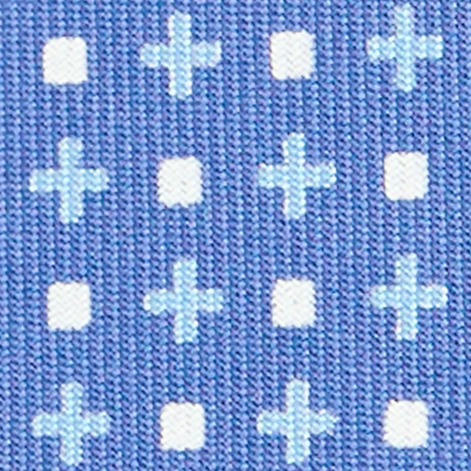 POWDER BLUE CLASSIC SILK TIE - Image 5