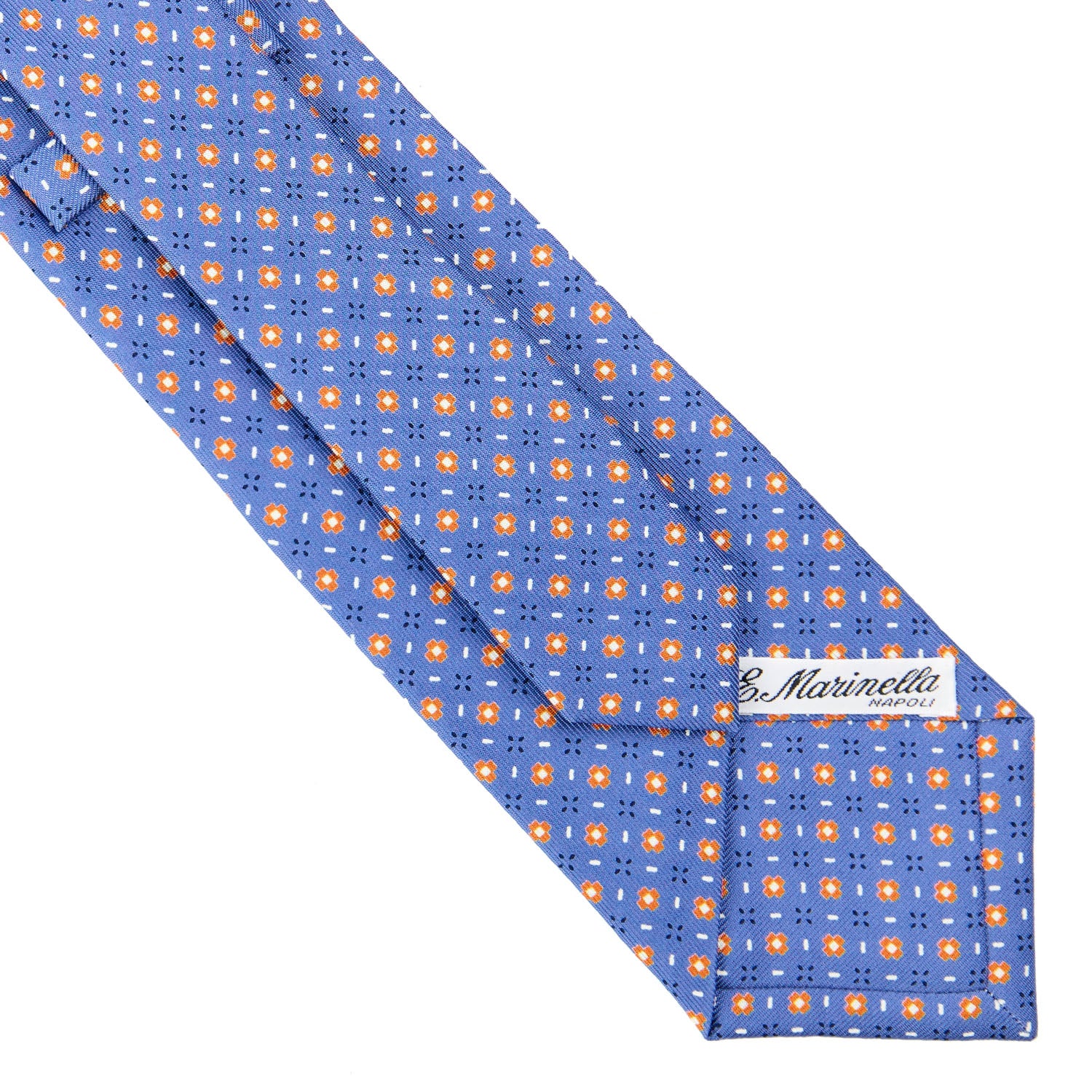 POWDER BLUE CLASSIC SILK TIE - Image 4