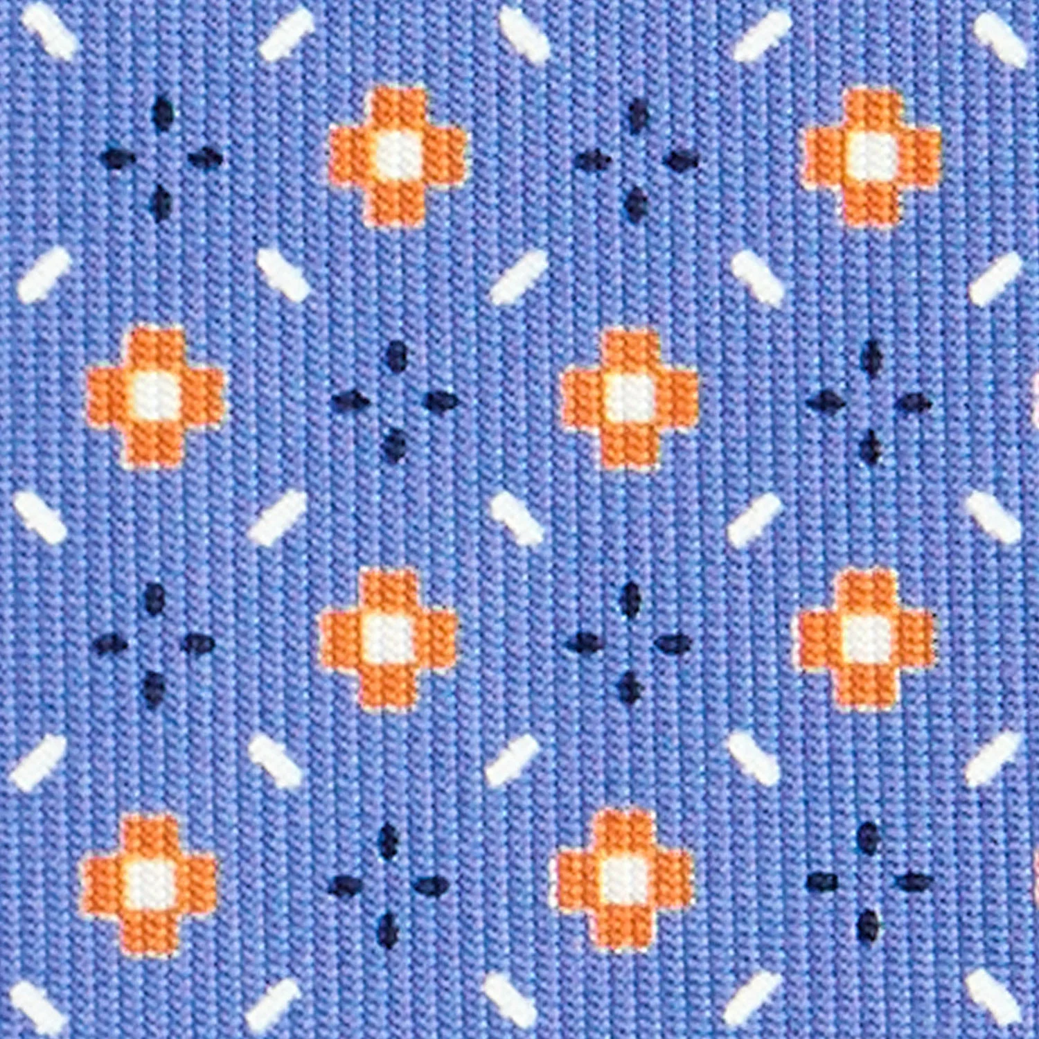 POWDER BLUE CLASSIC SILK TIE - Image 5