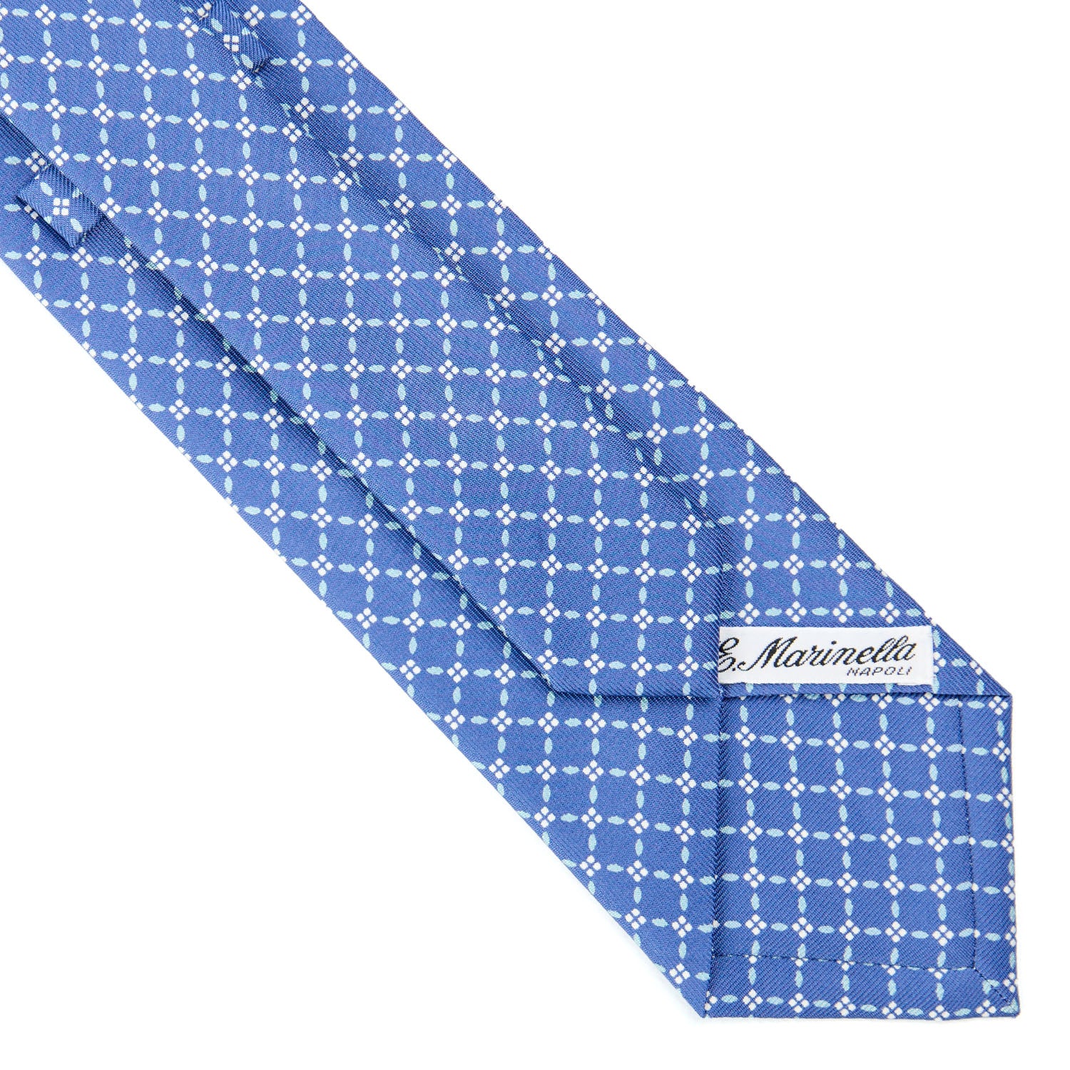 POWDER BLUE CLASSIC SILK TIE - Image 4