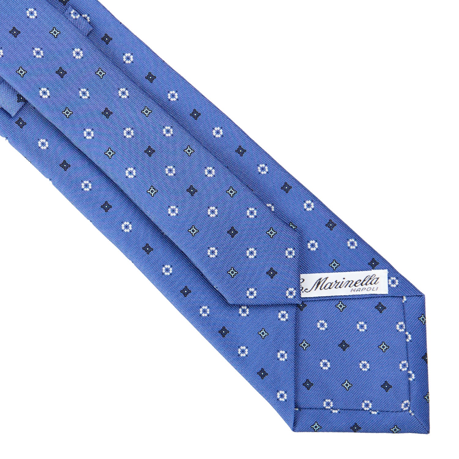 POWDER BLUE CLASSIC SILK TIE - Image 4