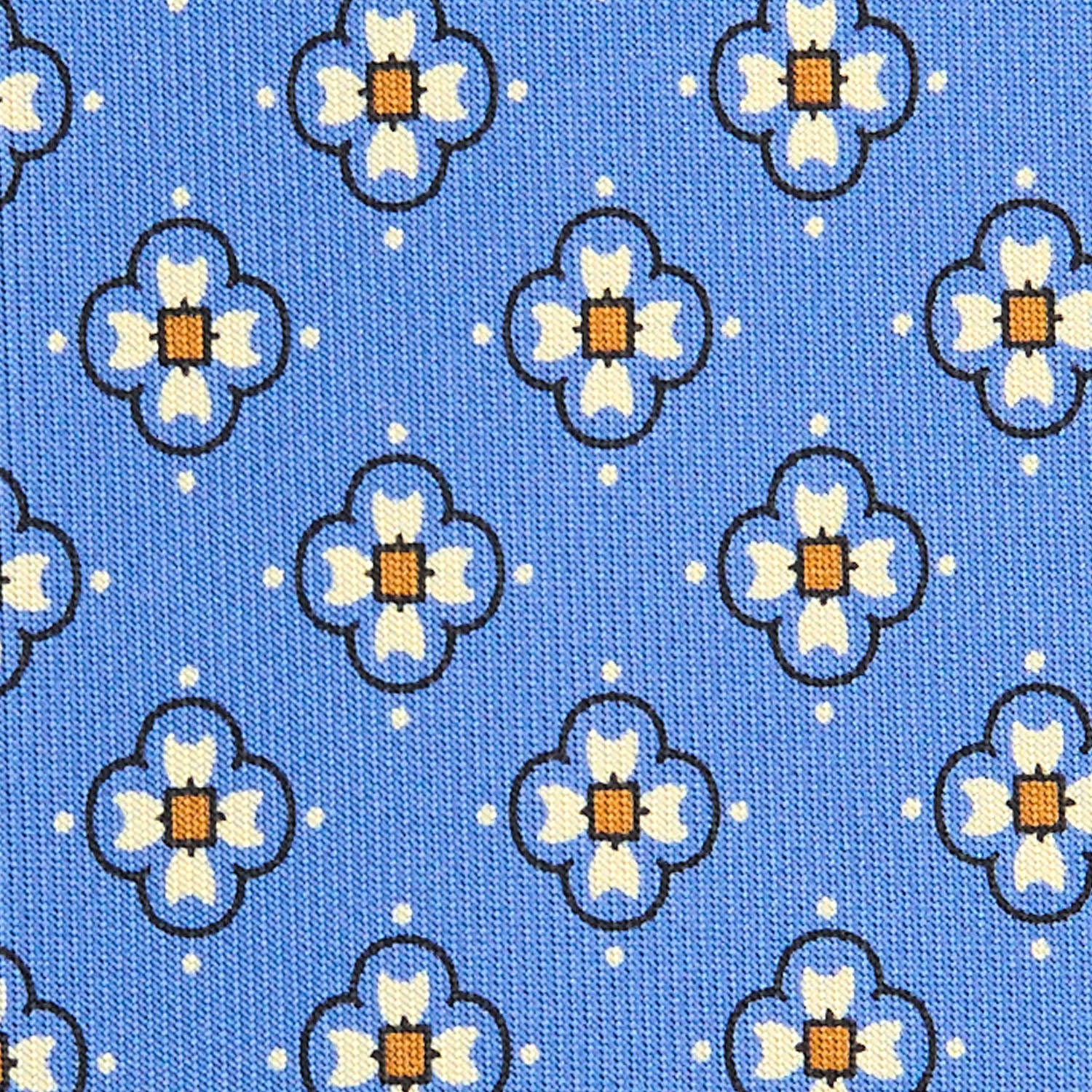 POWDER BLUE CLASSIC SILK TIE - Image 5
