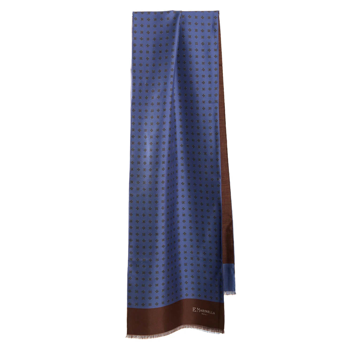 POWDER BLUE DOUBLE SILK SCARF