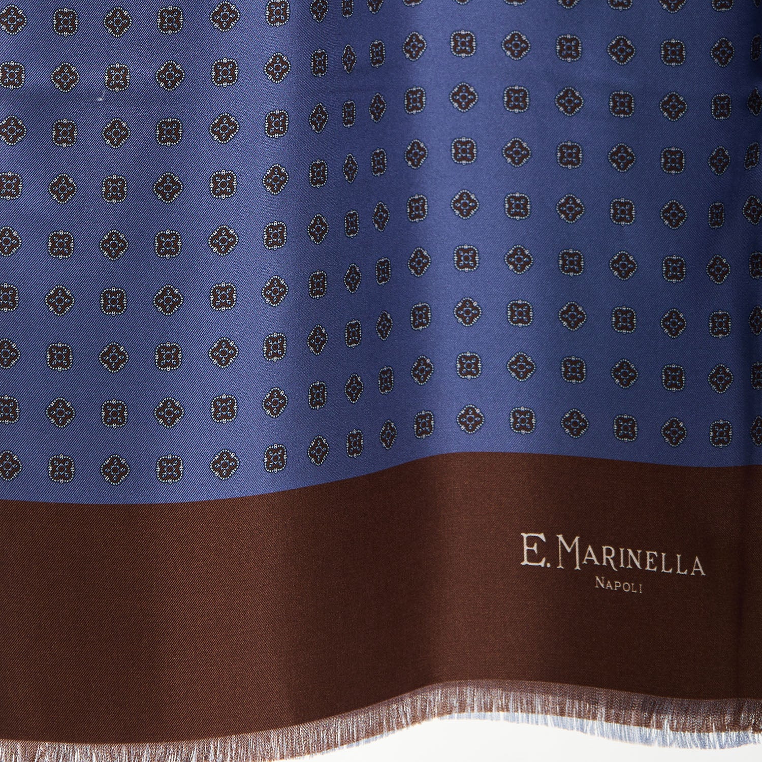POWDER BLUE DOUBLE SILK SCARF - Image 3