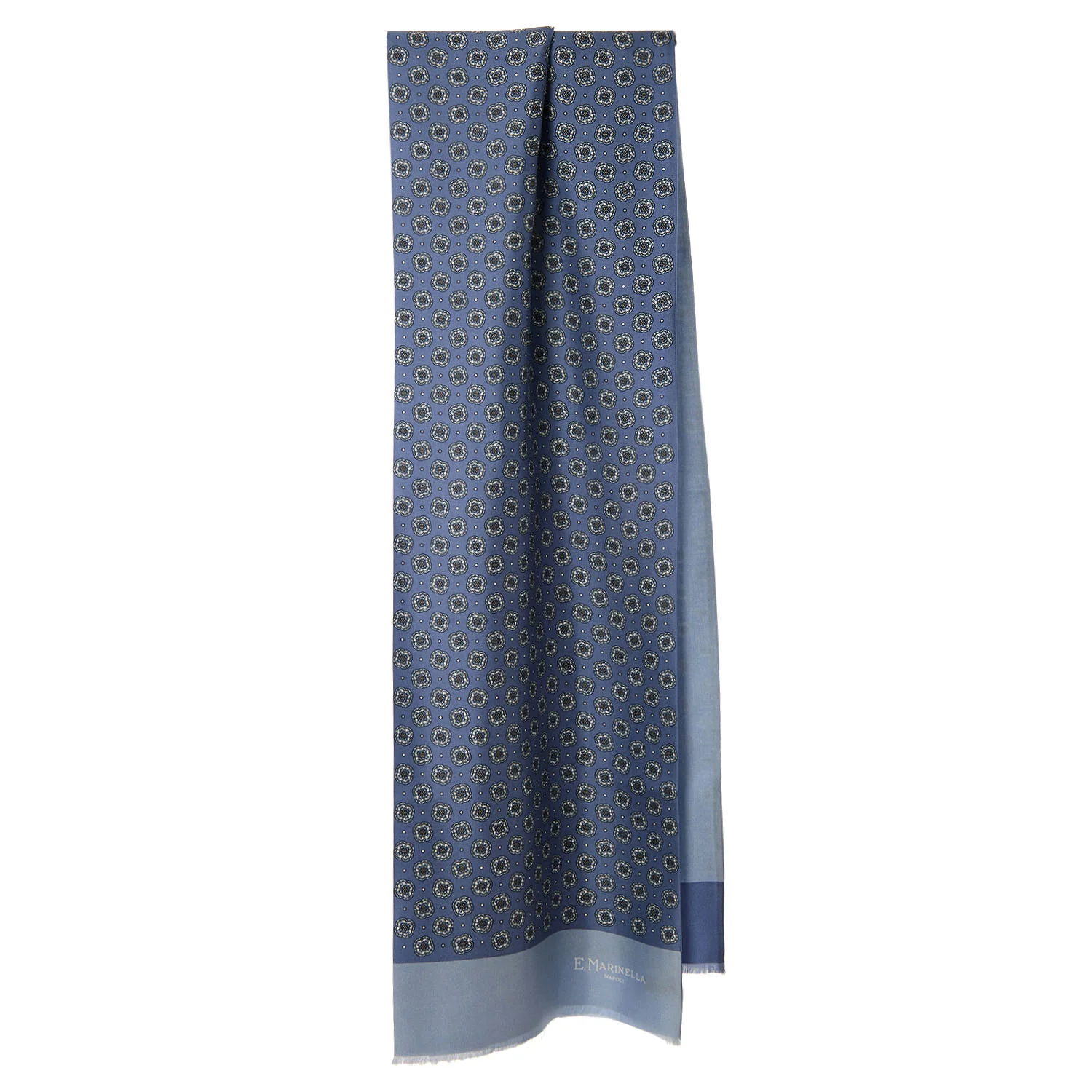 POWDER BLUE DOUBLE SILK SCARF