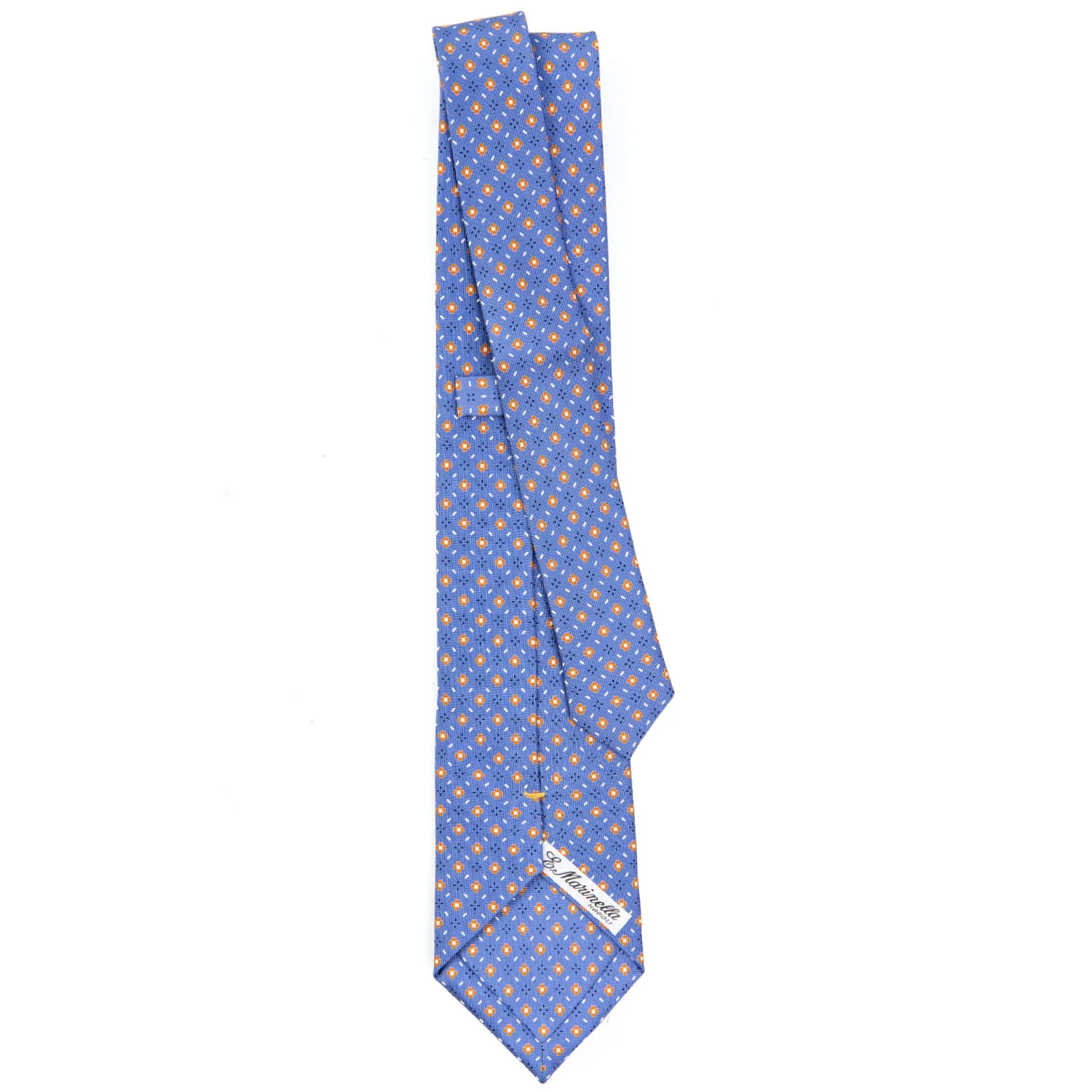 POWDER BLUE EXTRA LONG SARTORIAL SILK TIE - Image 3