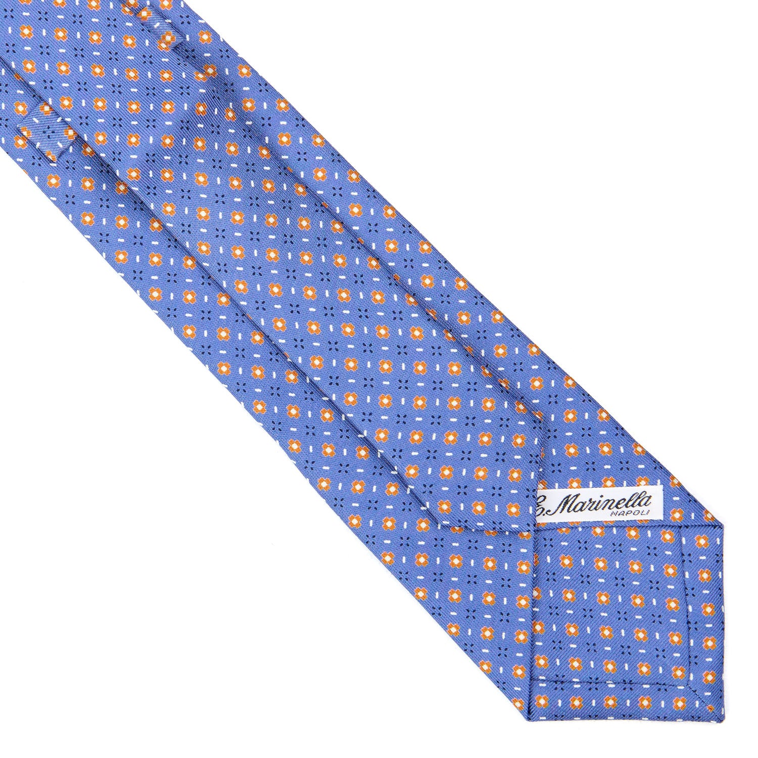 POWDER BLUE EXTRA LONG SARTORIAL SILK TIE - Image 4