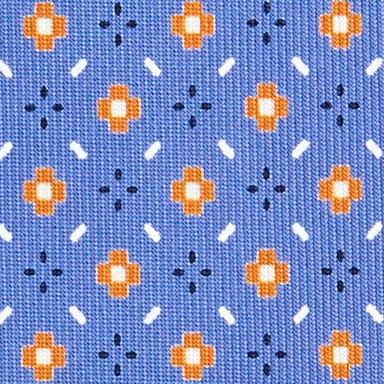 POWDER BLUE EXTRA LONG SARTORIAL SILK TIE - Image 5