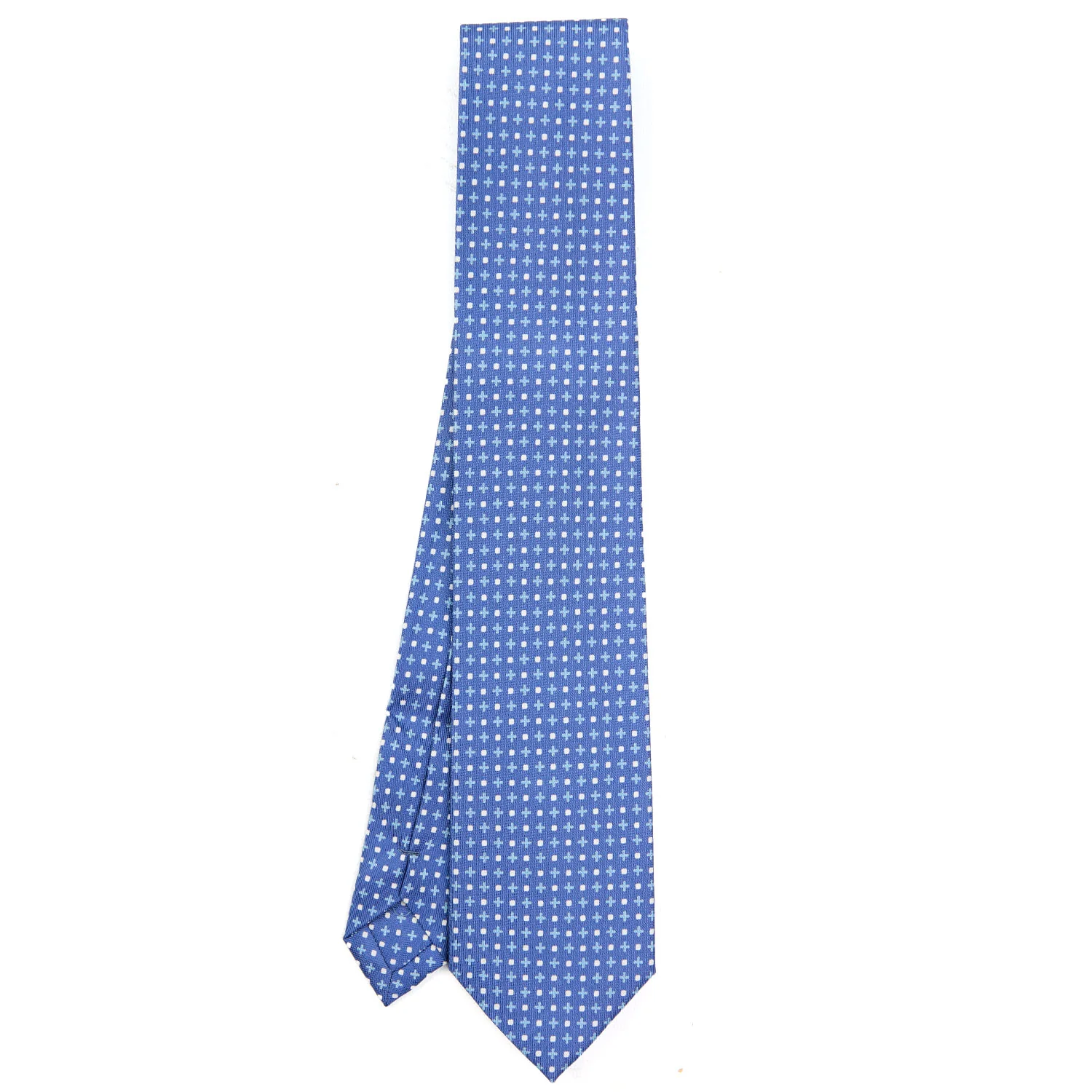 POWDER BLUE EXTRA LONG SARTORIAL SILK TIE - Image 2