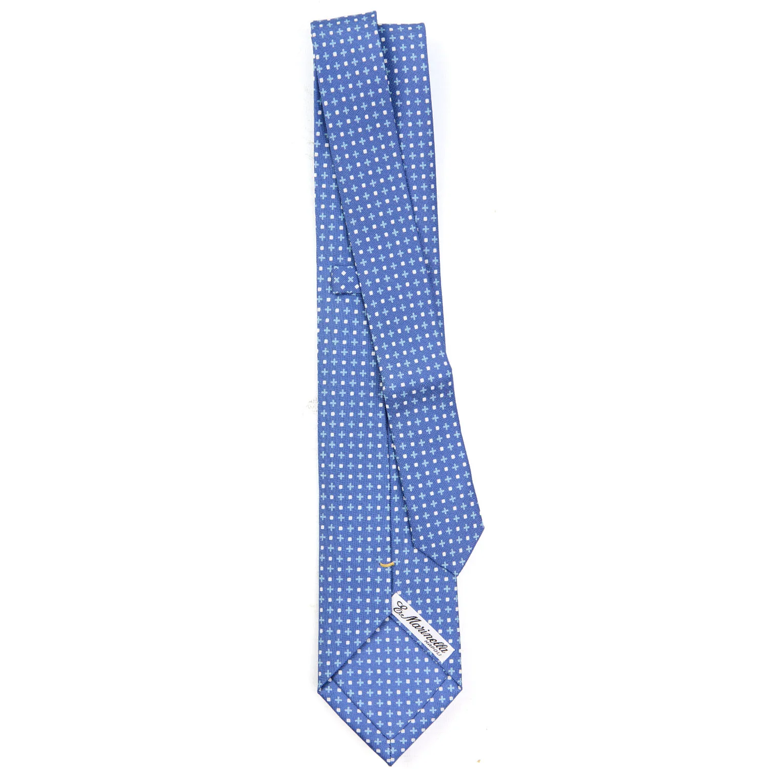 POWDER BLUE EXTRA LONG SARTORIAL SILK TIE - Image 3