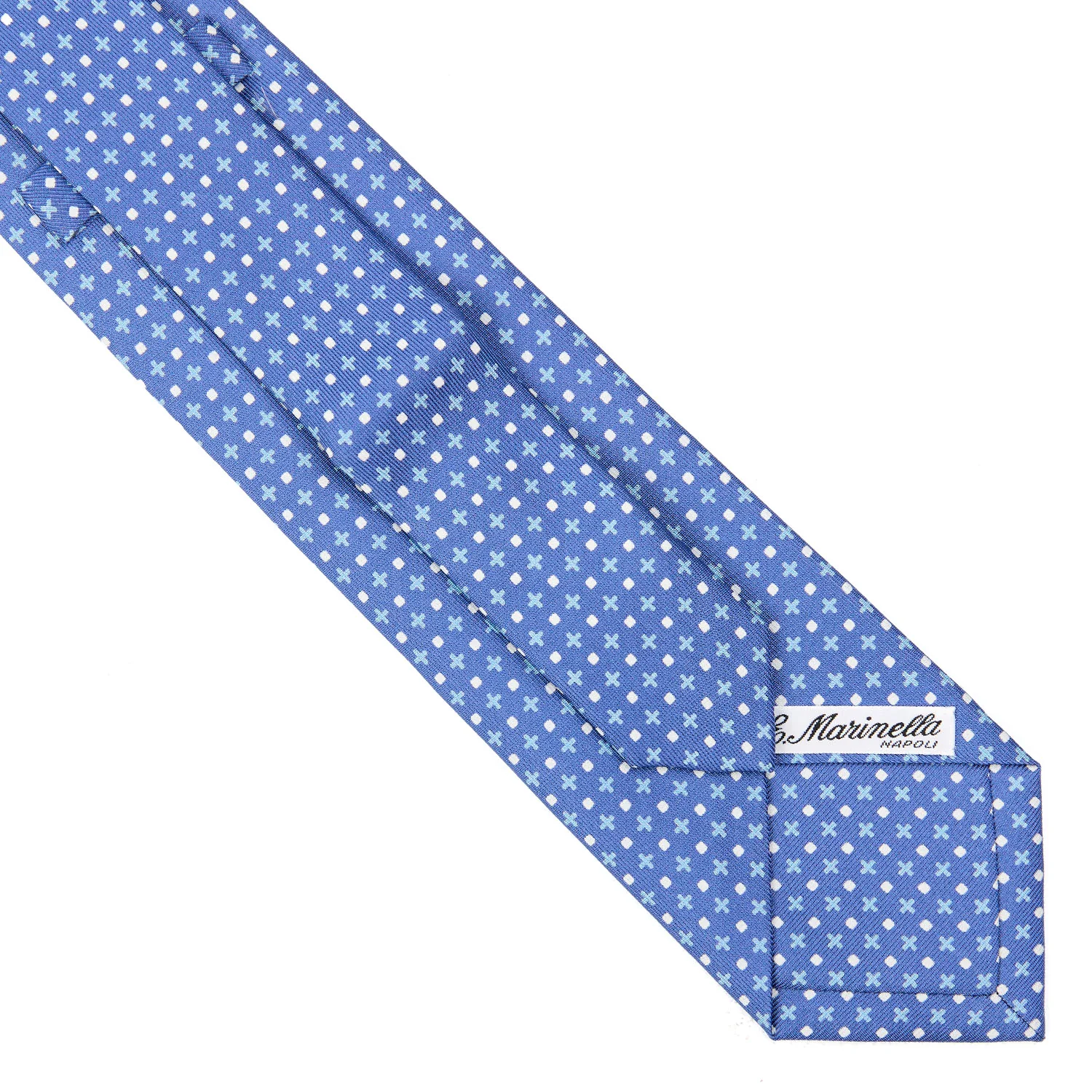 POWDER BLUE EXTRA LONG SARTORIAL SILK TIE - Image 4