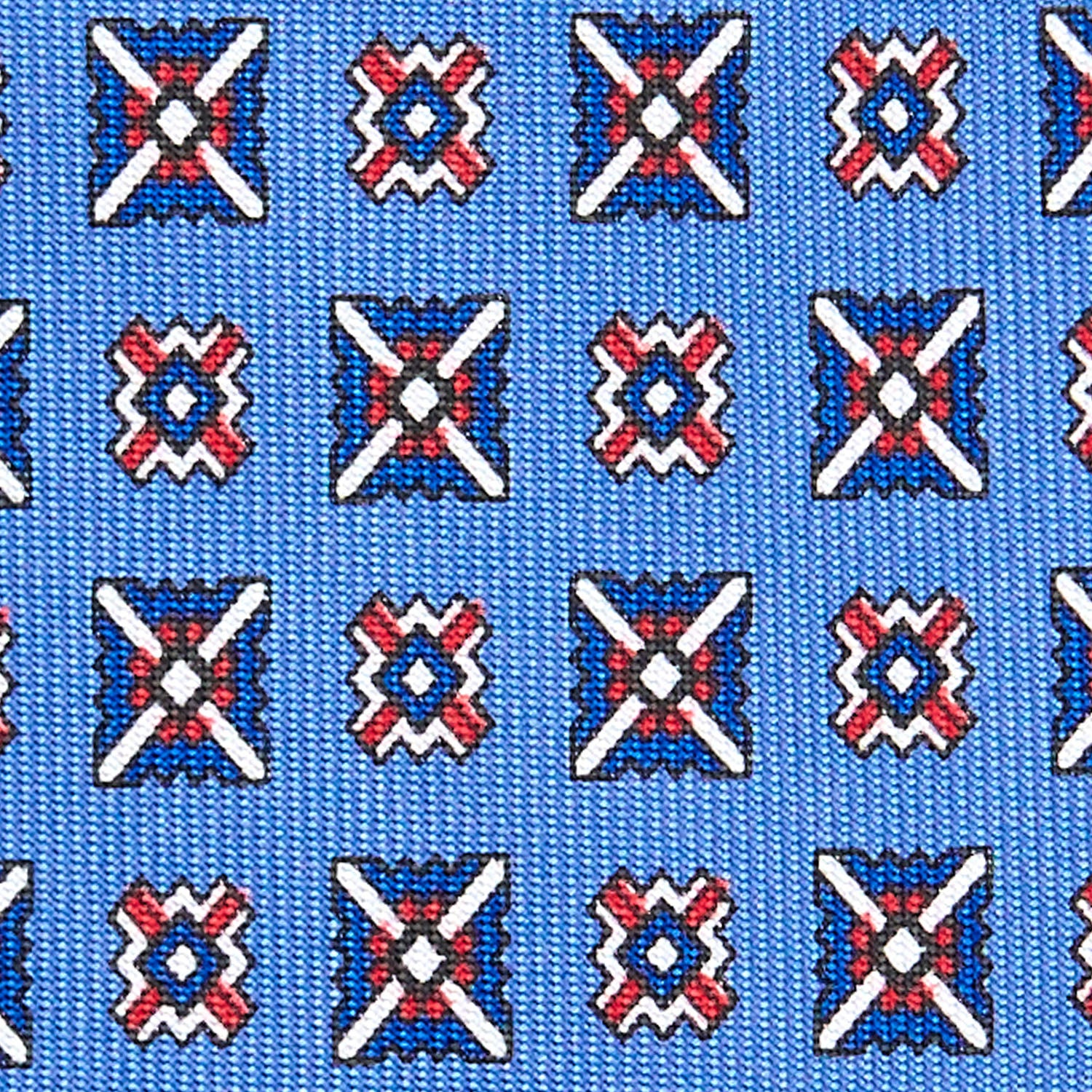POWDER BLUE EXTRA LONG SILK TIE - Image 5