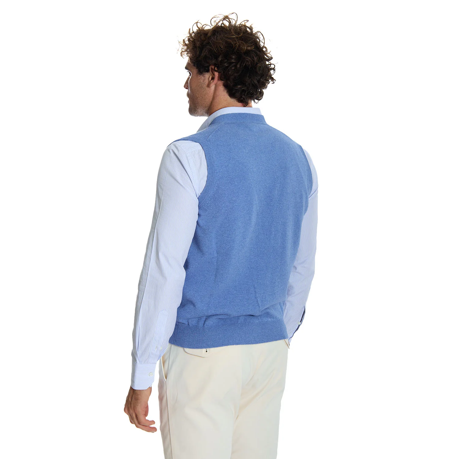 POWDER BLUE GILET - Image 2