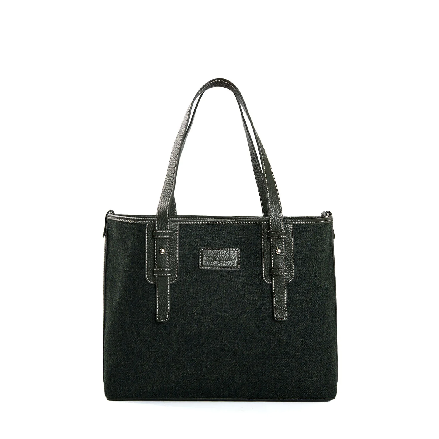 DARK GREEN MIDI TOTE BAG
