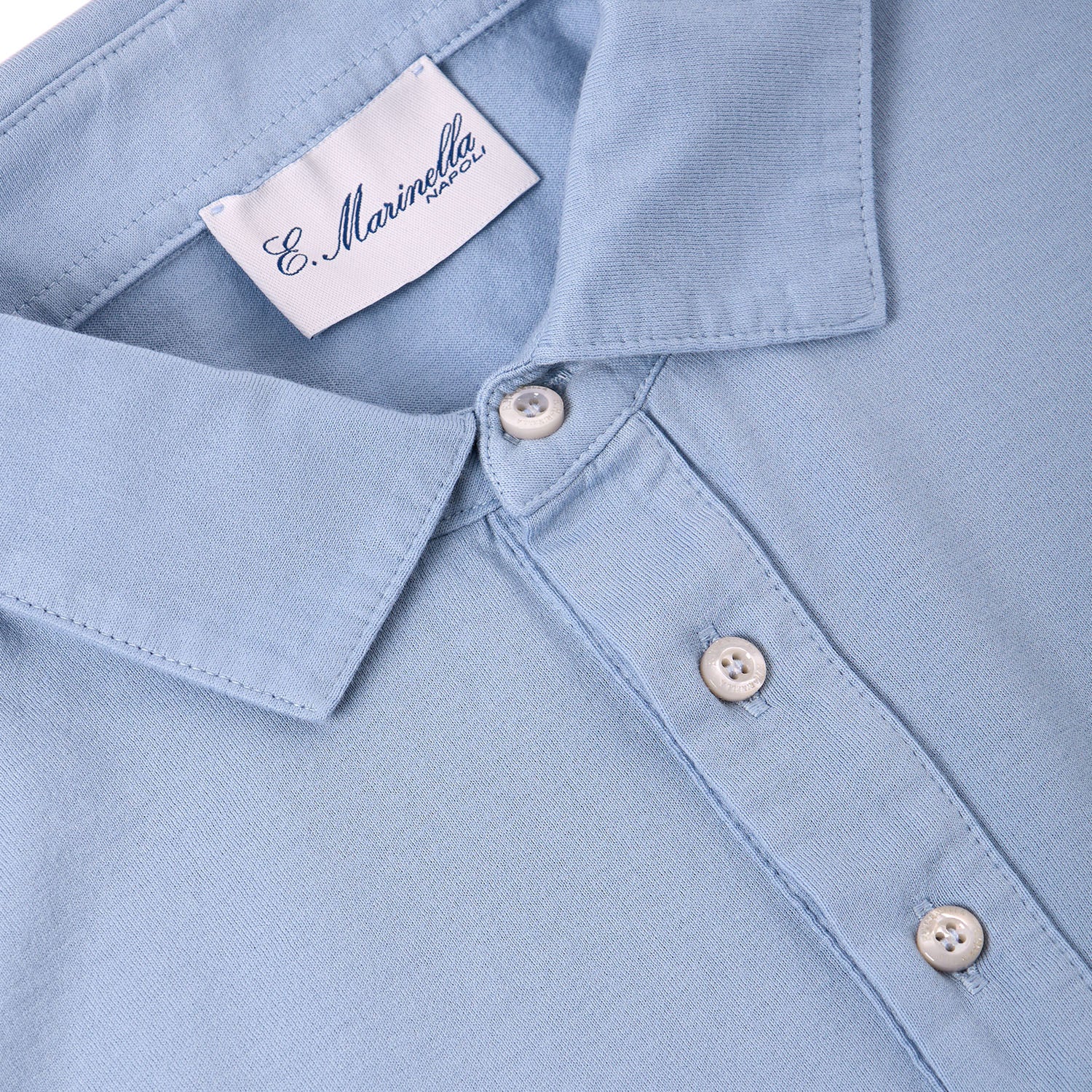 POWDER BLUE POLO SHIRT - Image 2