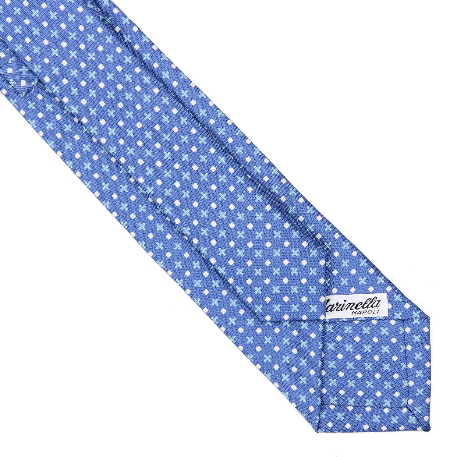POWDER BLUE SARTORIAL 7 CM SILK TIE - Image 4