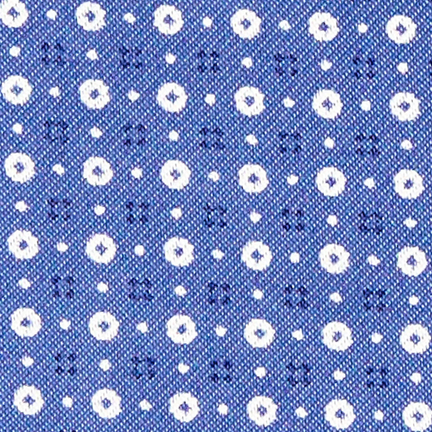 POWDER BLUE SILK ASCOT TIE - Image 2