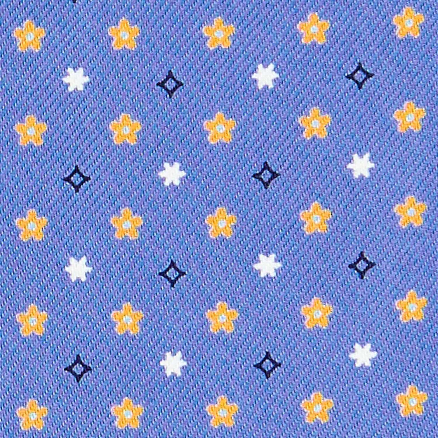 POWDER BLUE SILK ASCOT TIE - Image 2