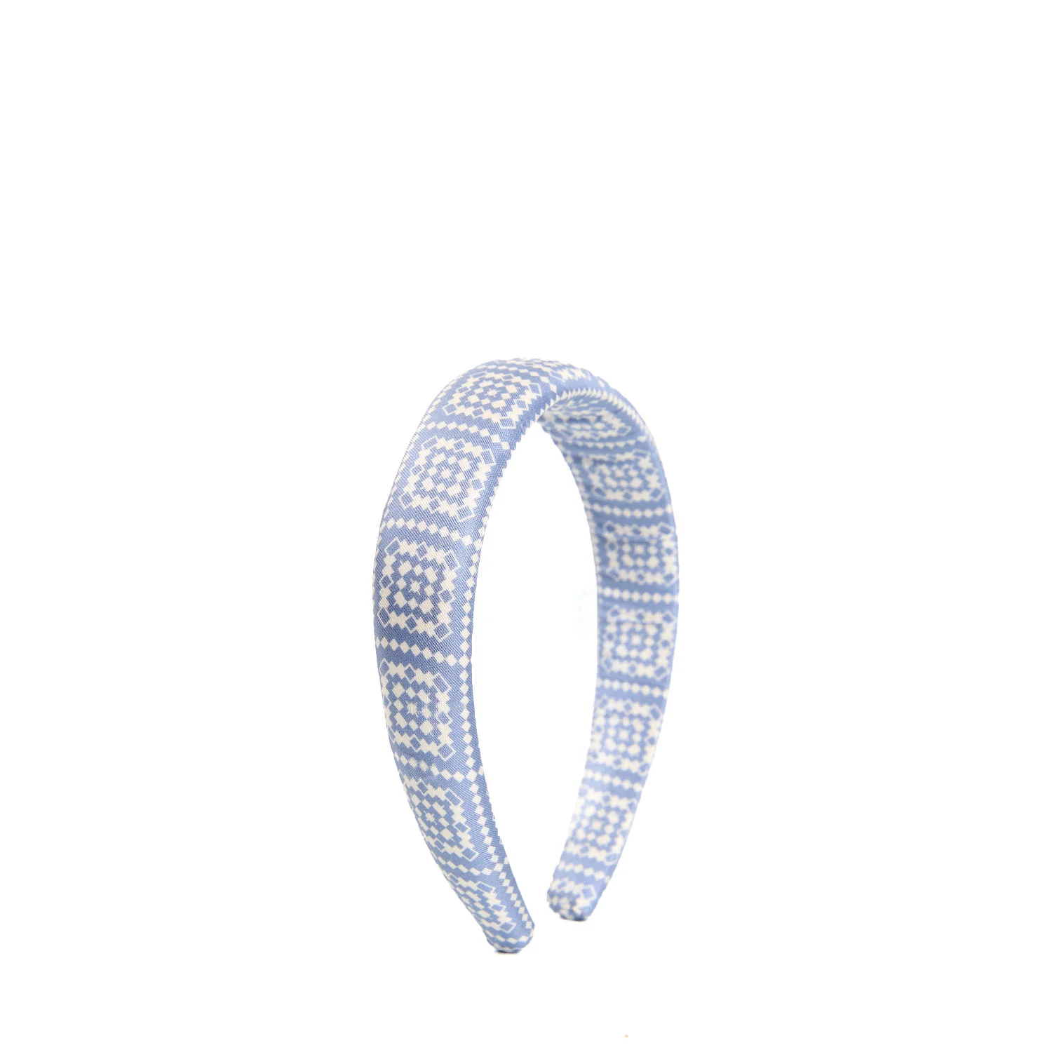 POWDER BLUE SILK HEADBAND - Image 2