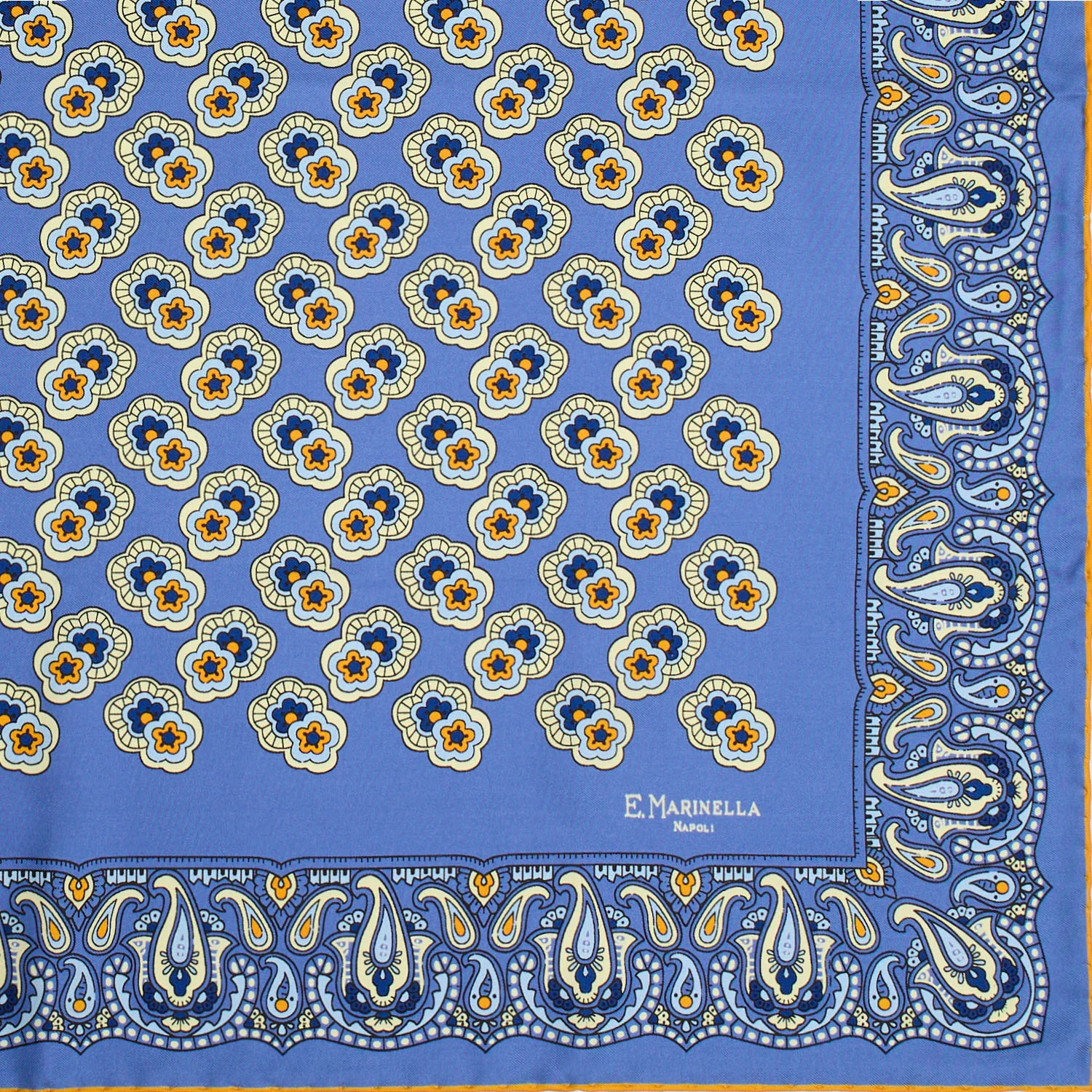 POWDER BLUE SILK SCARF 65 - Image 3