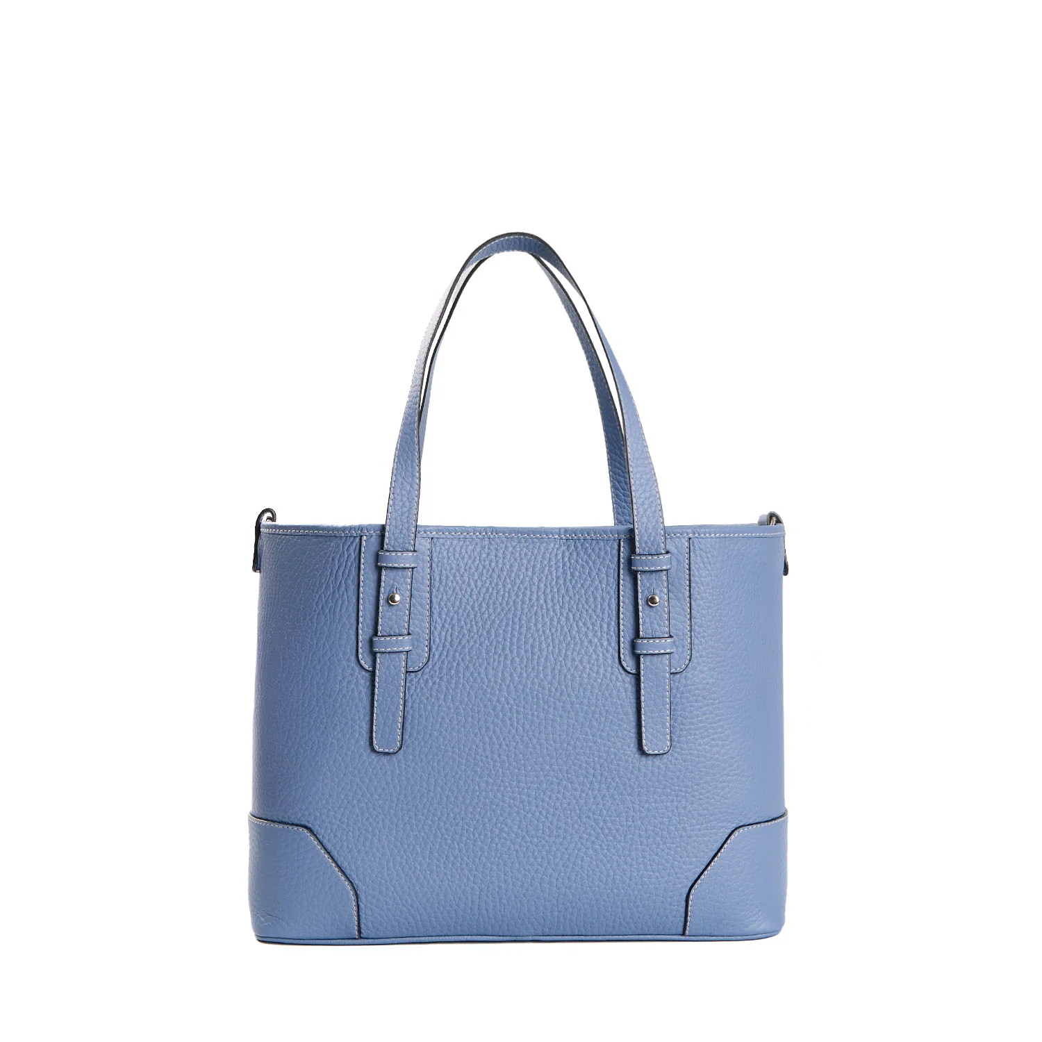 POWDER BLUE MIDI TOTE BAG - Image 3