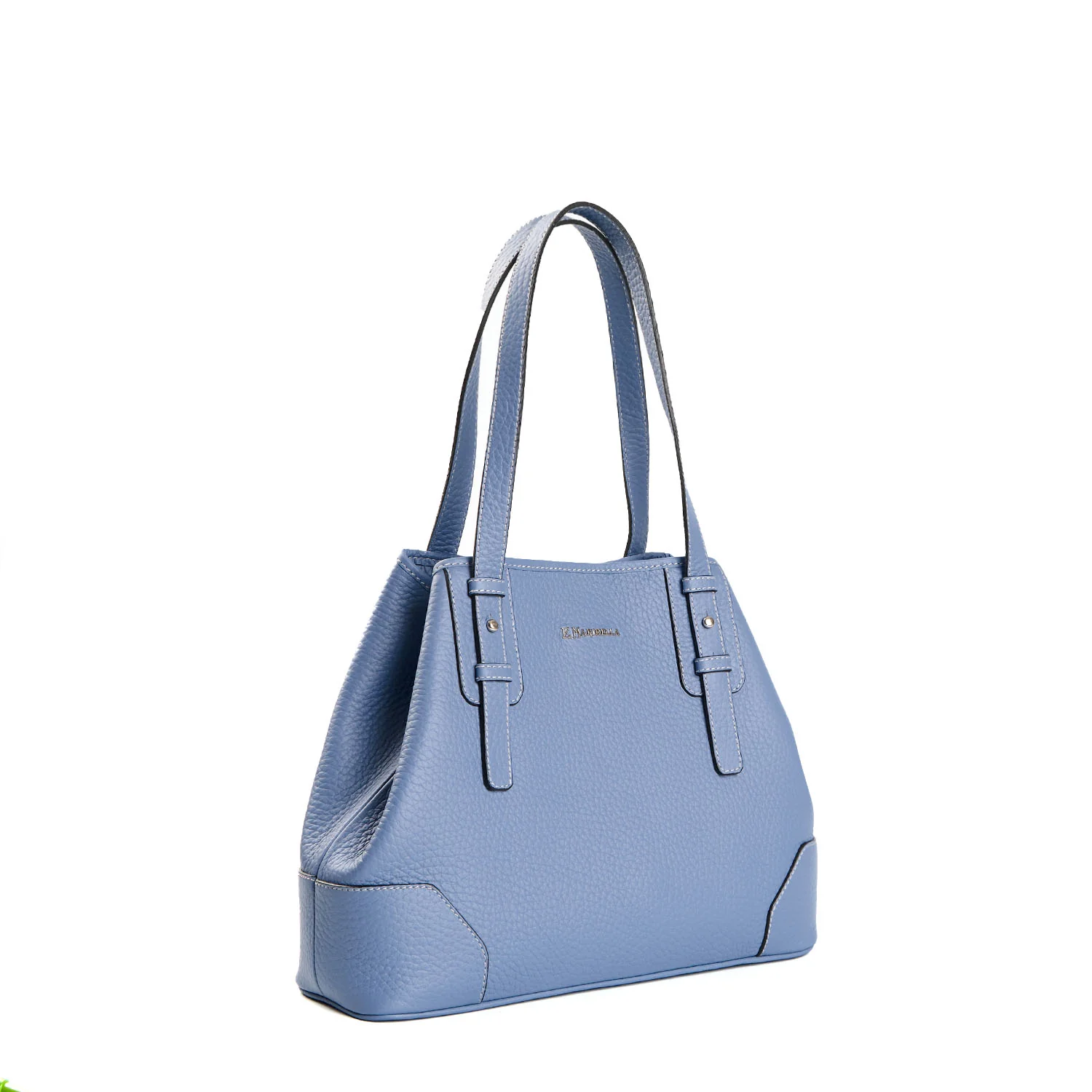 POWDER BLUE MIDI TOTE BAG - Image 4
