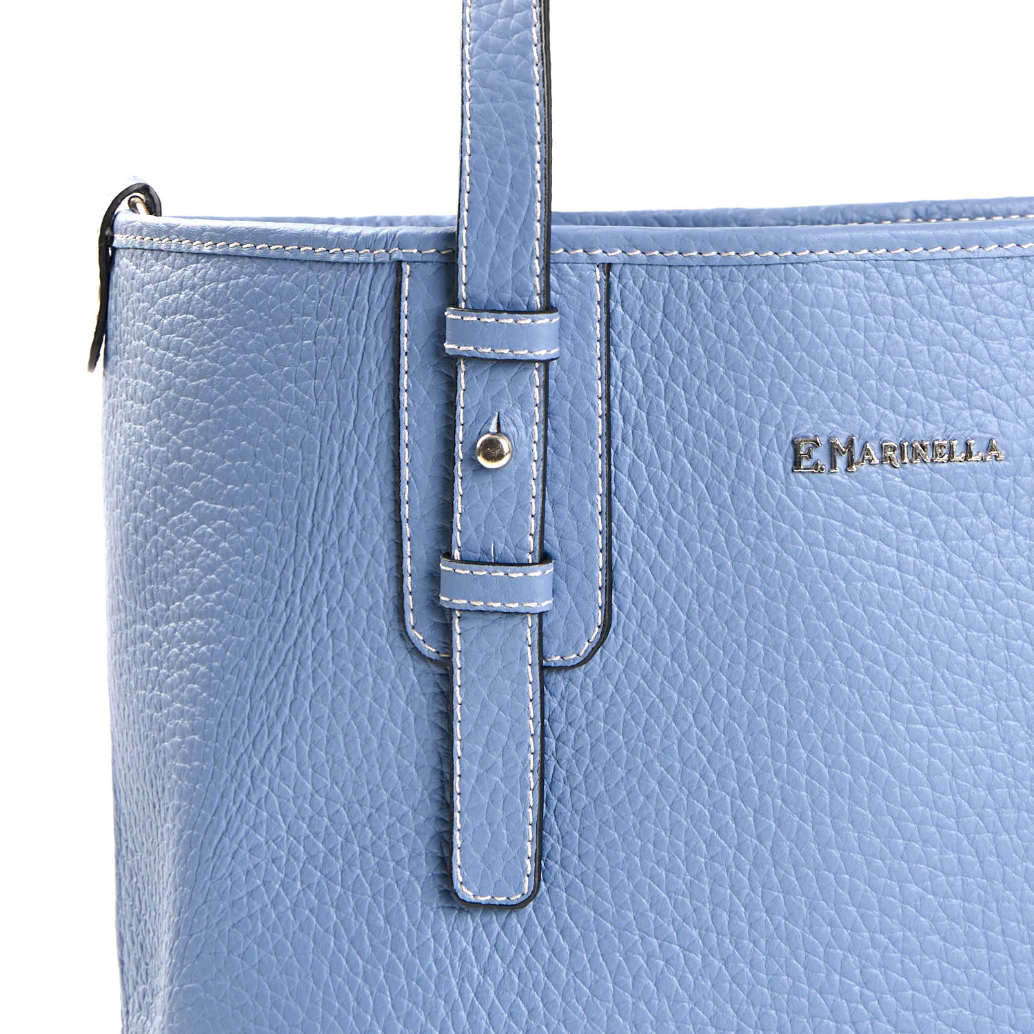 POWDER BLUE MIDI TOTE BAG - Image 6