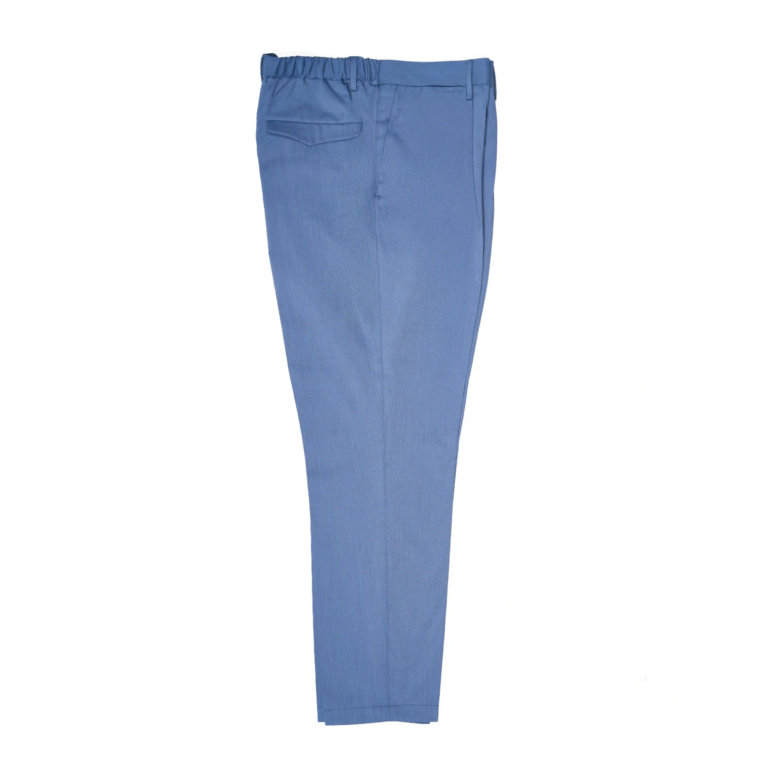 POWDER BLUE STRETCH TROUSERS - Image 5