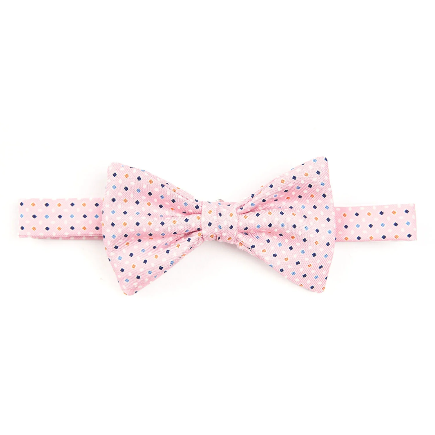PINK PRE-KNOTTED SILK BOWTIE - Image 3