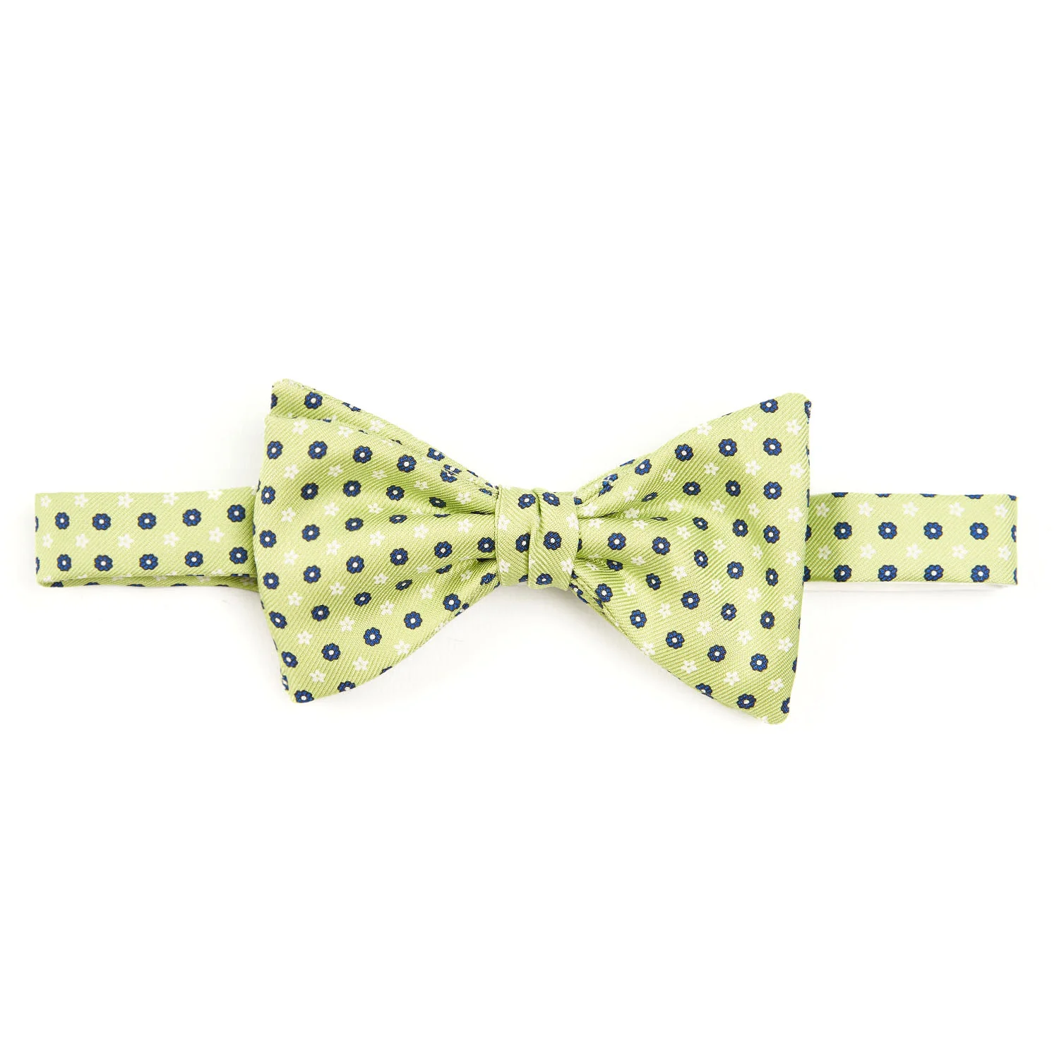 LIGHT GREEN PRE-KNOTTED SILK BOWTIE - Image 3