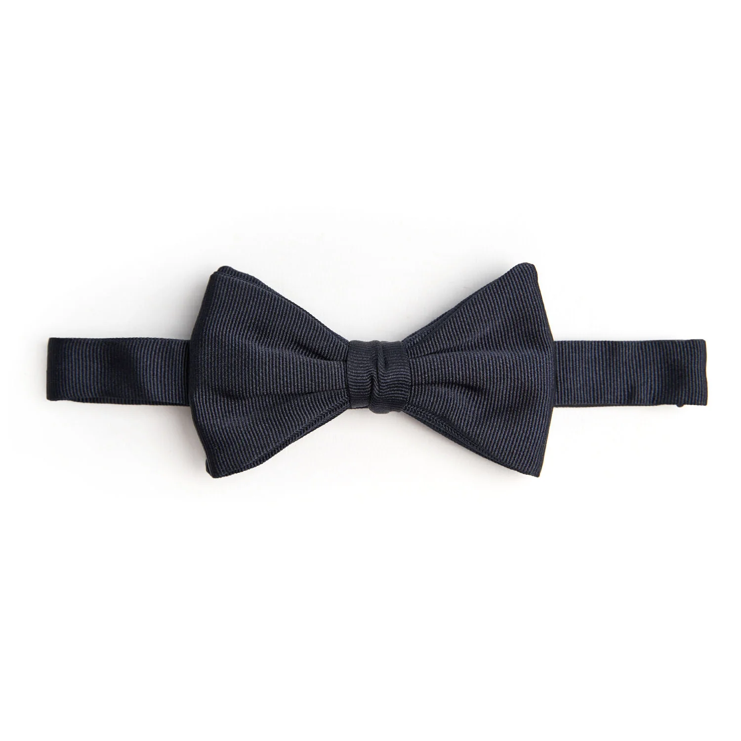 DARK BLUE PRE-KNOTTED SILK BOWTIE - Image 3