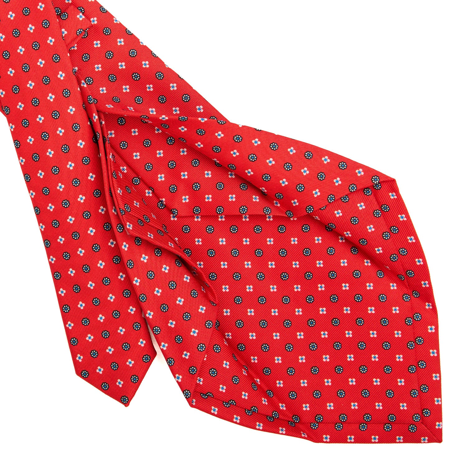 RED 5 FOLD SARTORIAL SILK TIE