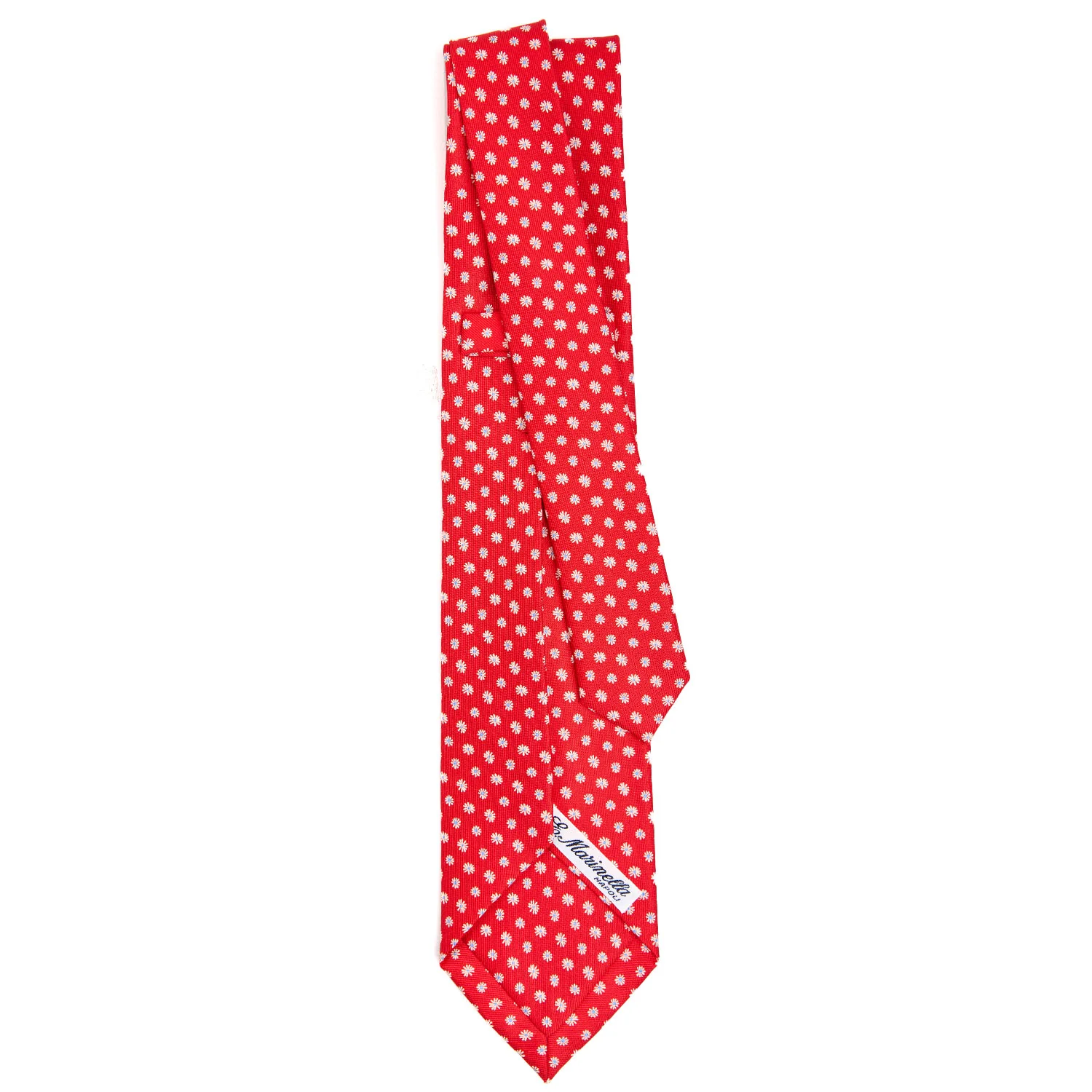 RED 5 FOLD SARTORIAL SILK TIE - Image 3