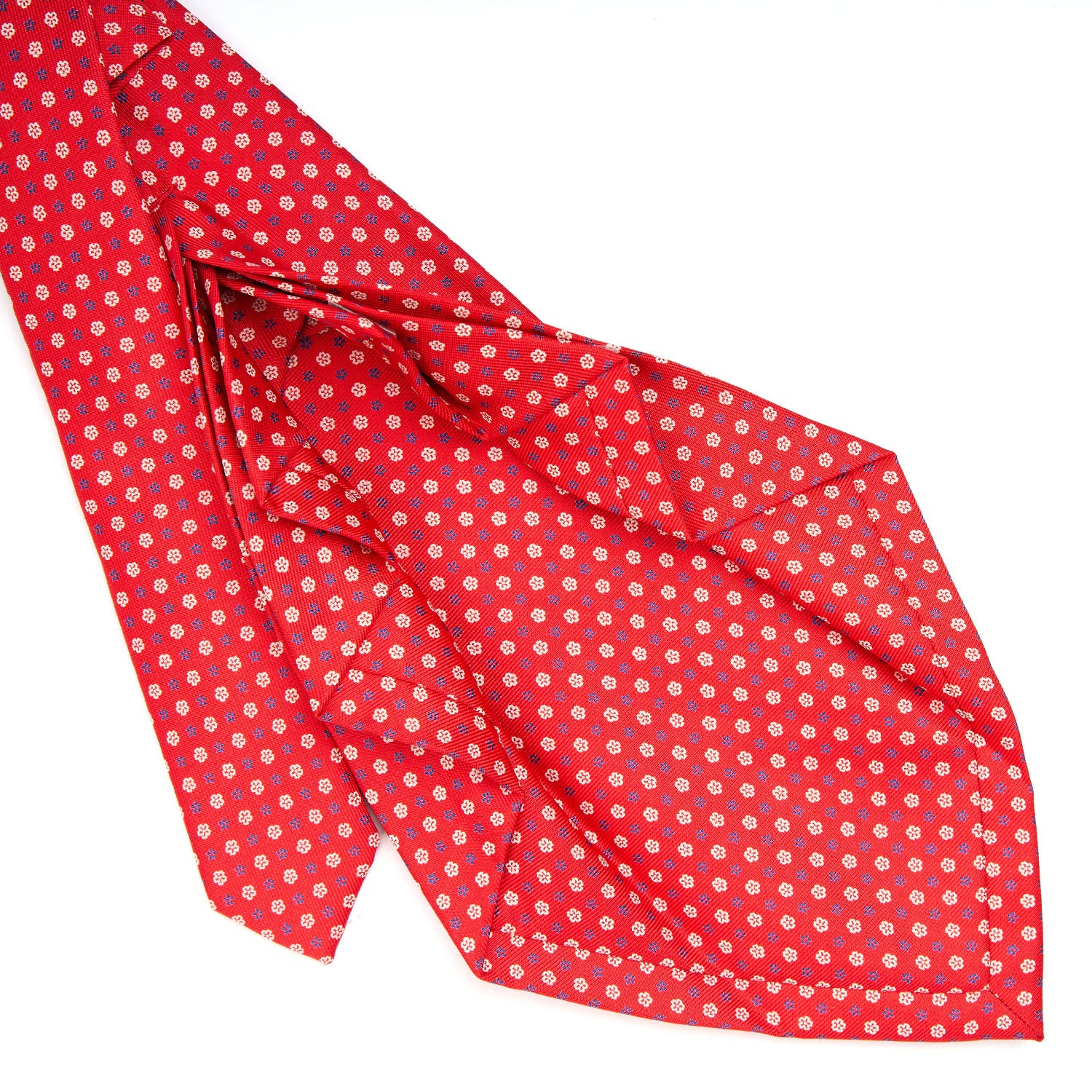 RED 9 FOLD SARTORIAL SILK TIE