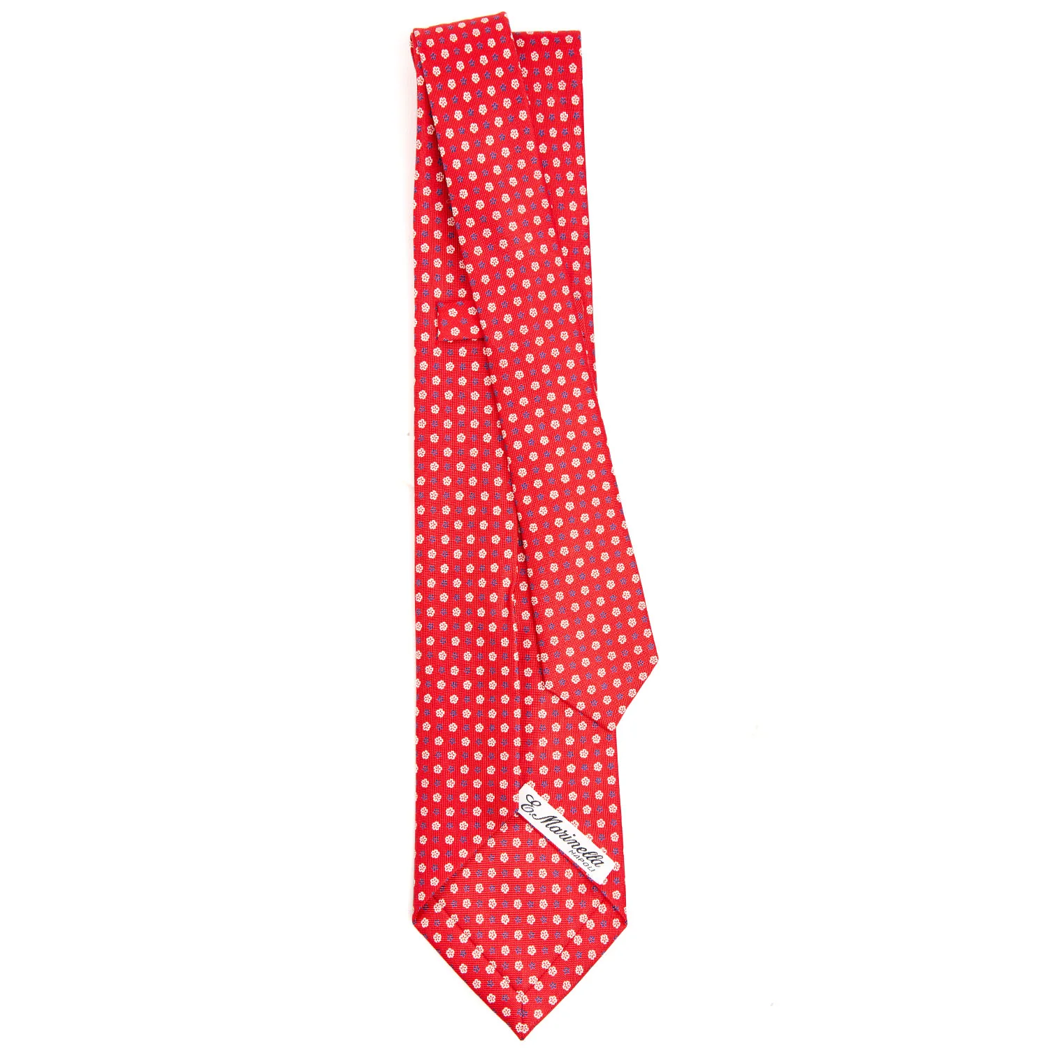 RED 9 FOLD SARTORIAL SILK TIE - Image 3