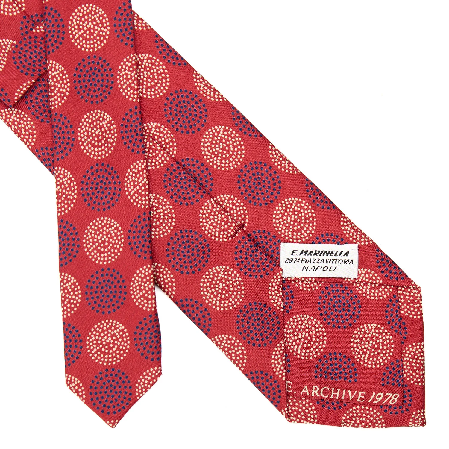 RED SILK TIE