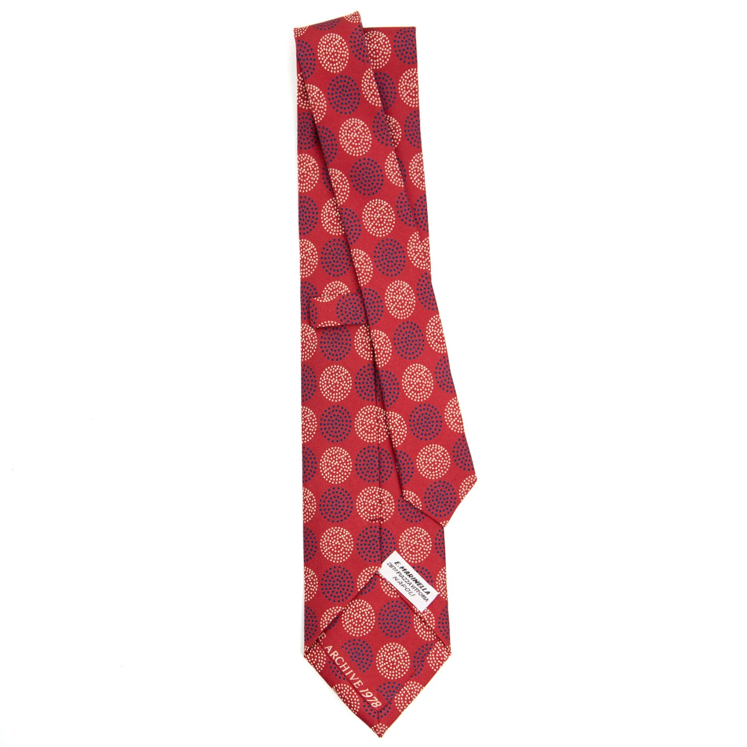 RED SILK TIE - Image 3